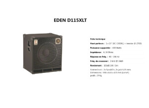 8-Baffle Basse Eden D115 XLT