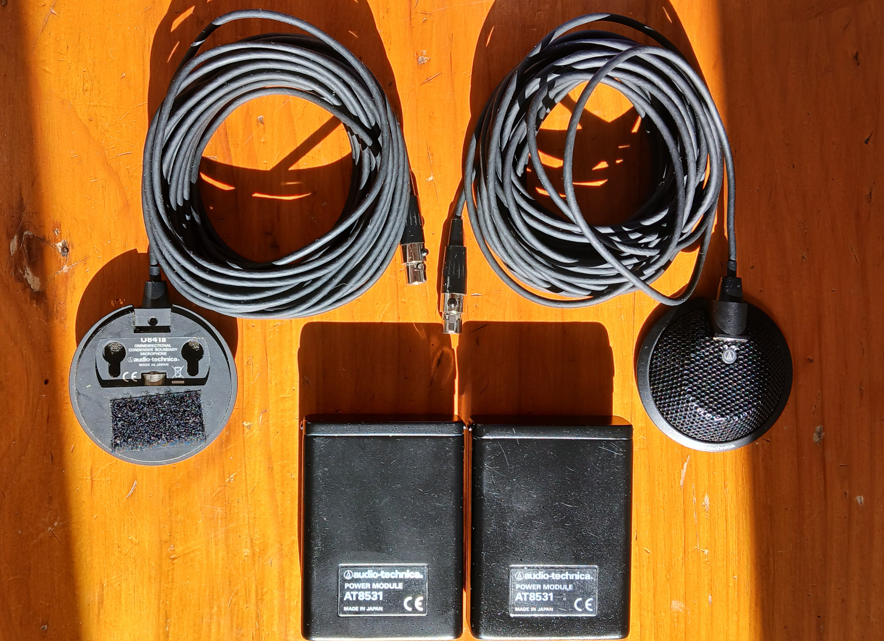 Vends paire de Micros Audio Technica U841a + Préamplificateur AT8531