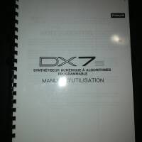 Vends manuel Yamaha DX7S