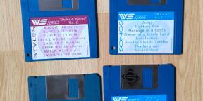 Lot de disquettes styles et songs GEM WS