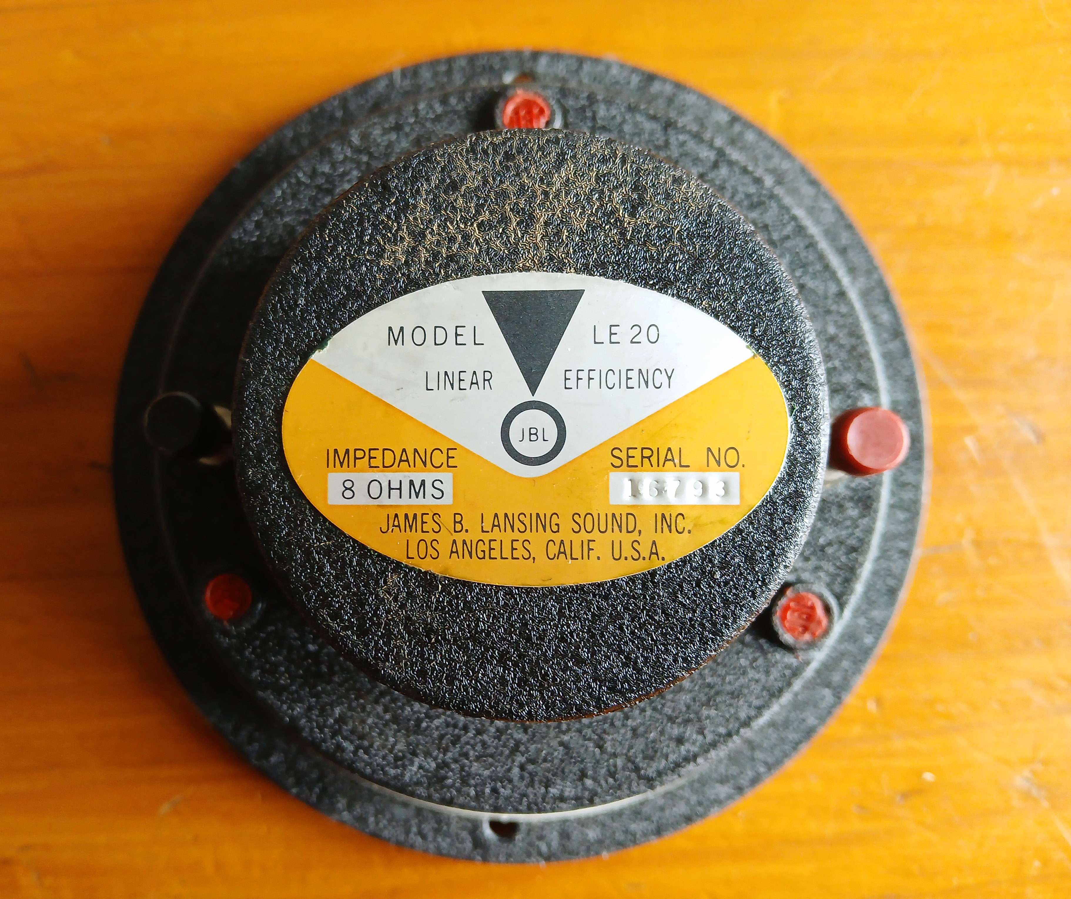 Vends tweeter JBL LE20