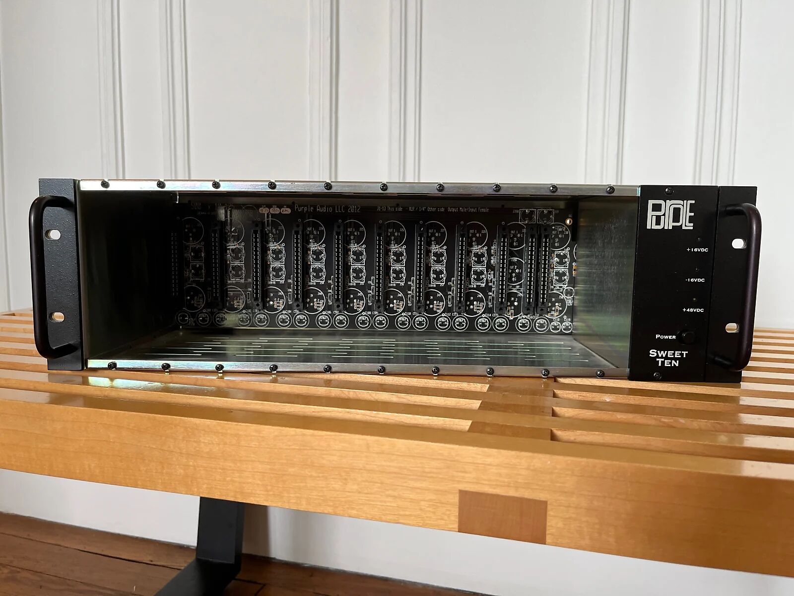 Purple Audio Sweet Ten 500 rack 10 places, échangerais contre 6 places