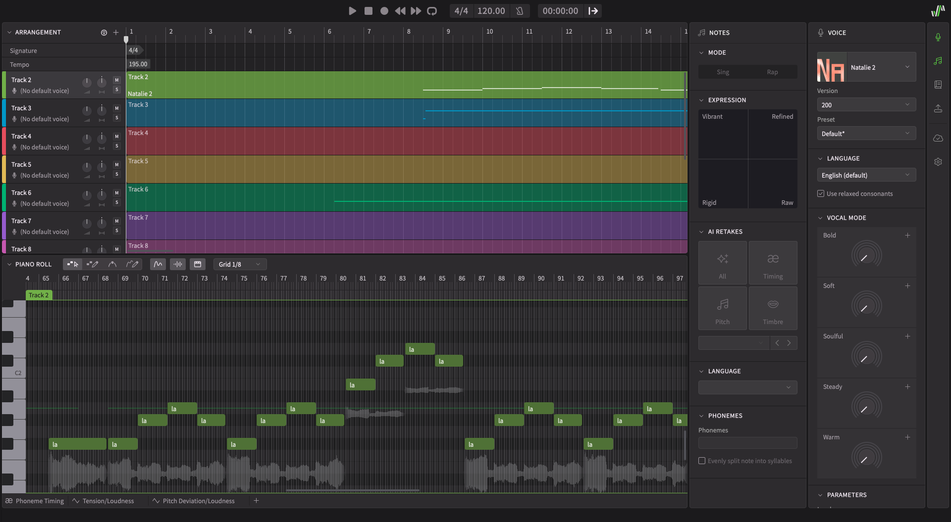 SVS2 2 arr+Pianoroll