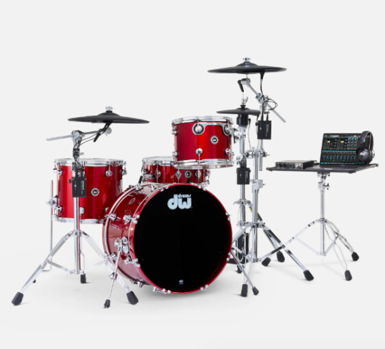 DW & Roland kit cerise DW & Roland kit cerise