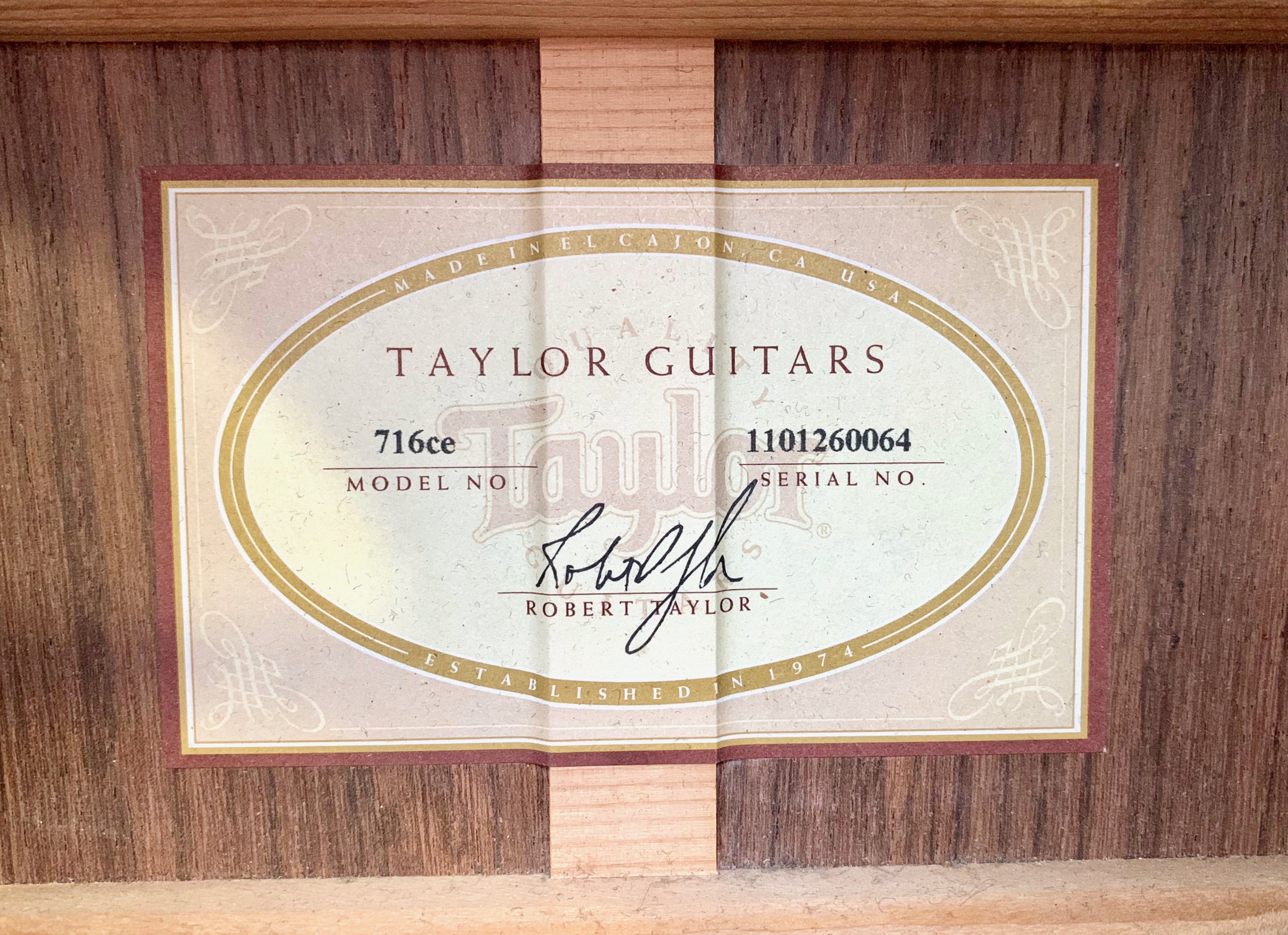 Taylor 716ce (2201)