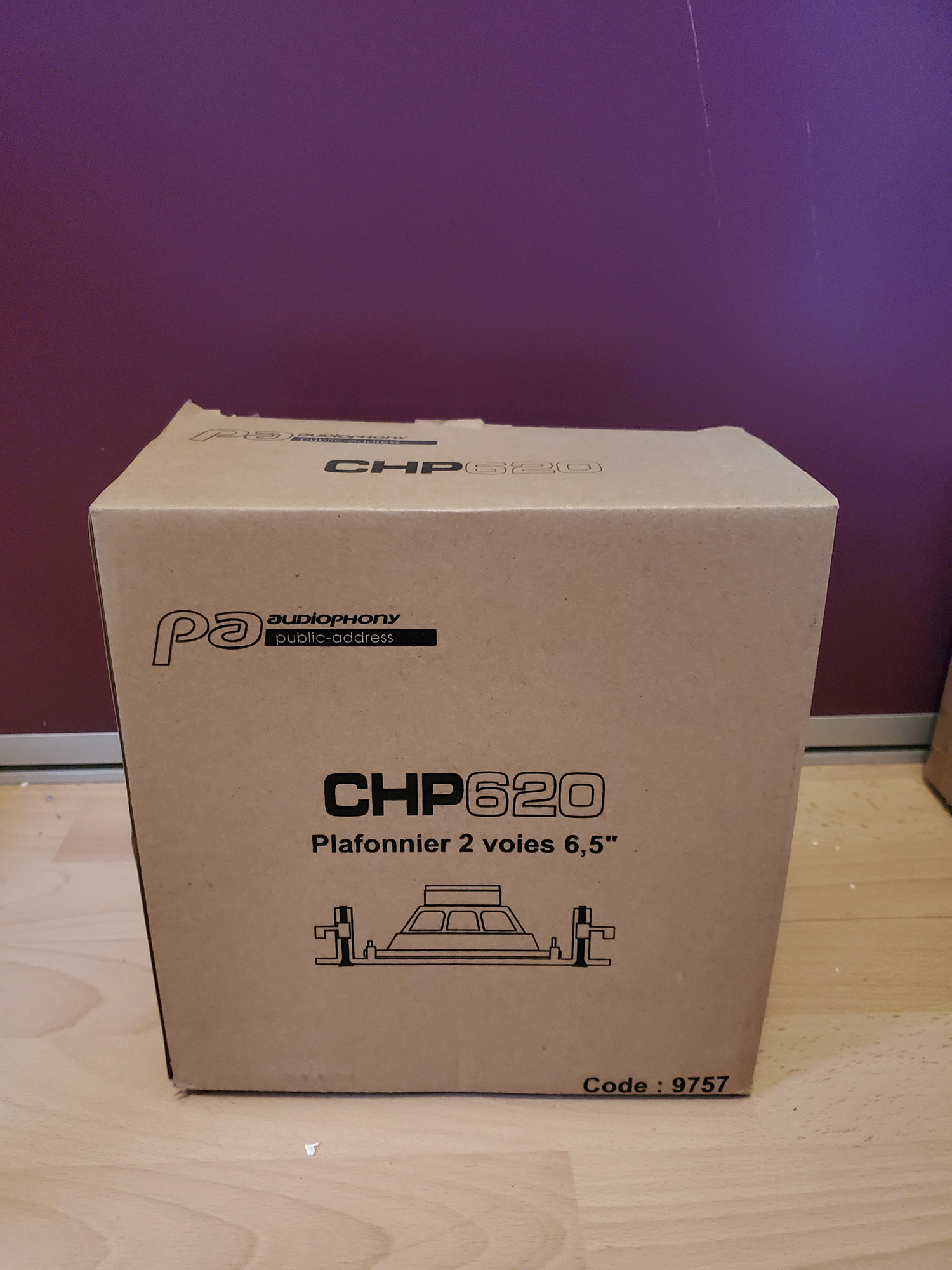Vends 8 HP Audiophony 100v 20W CHP620 