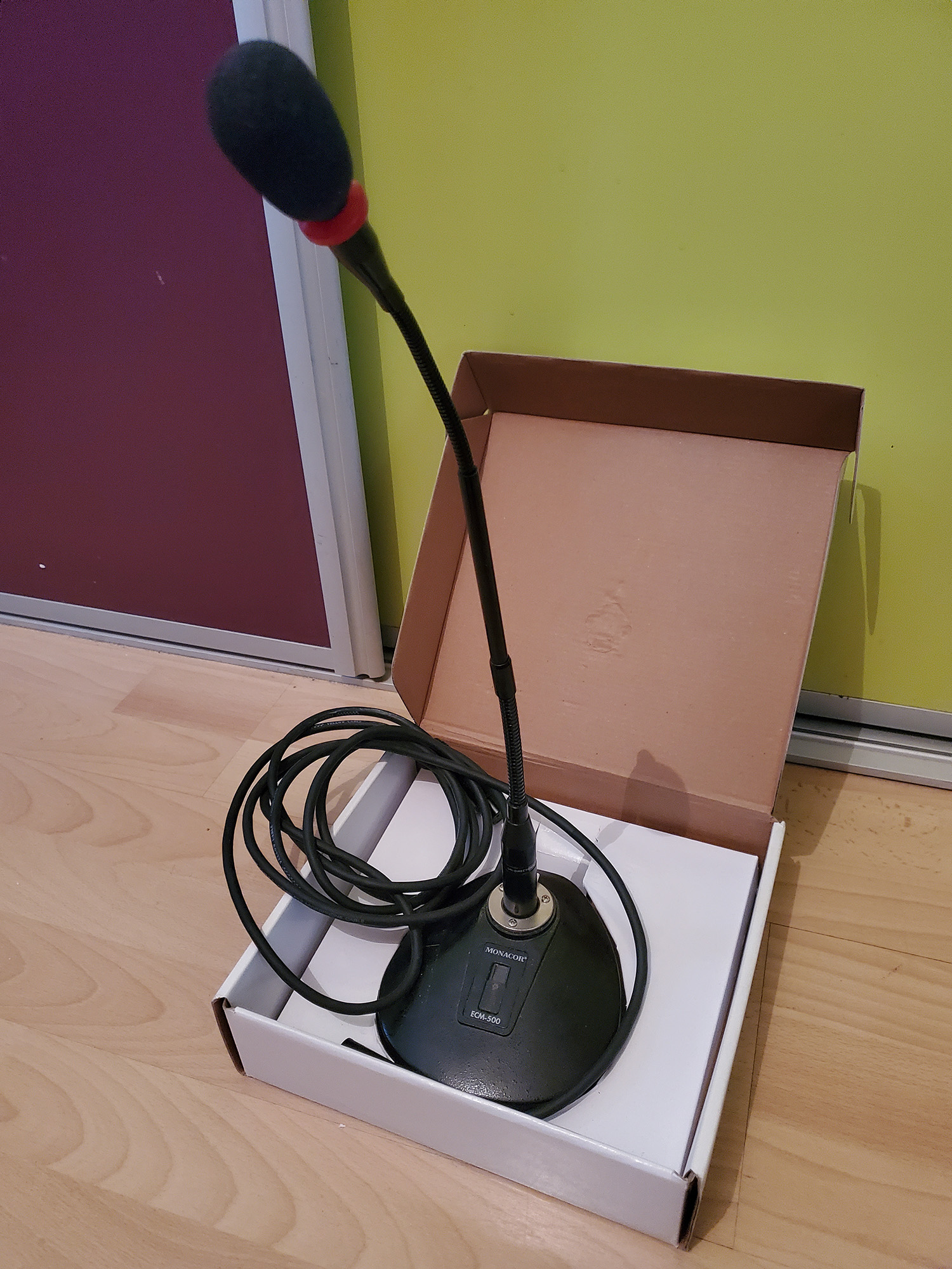 Microphone de table Monacor ECM-500