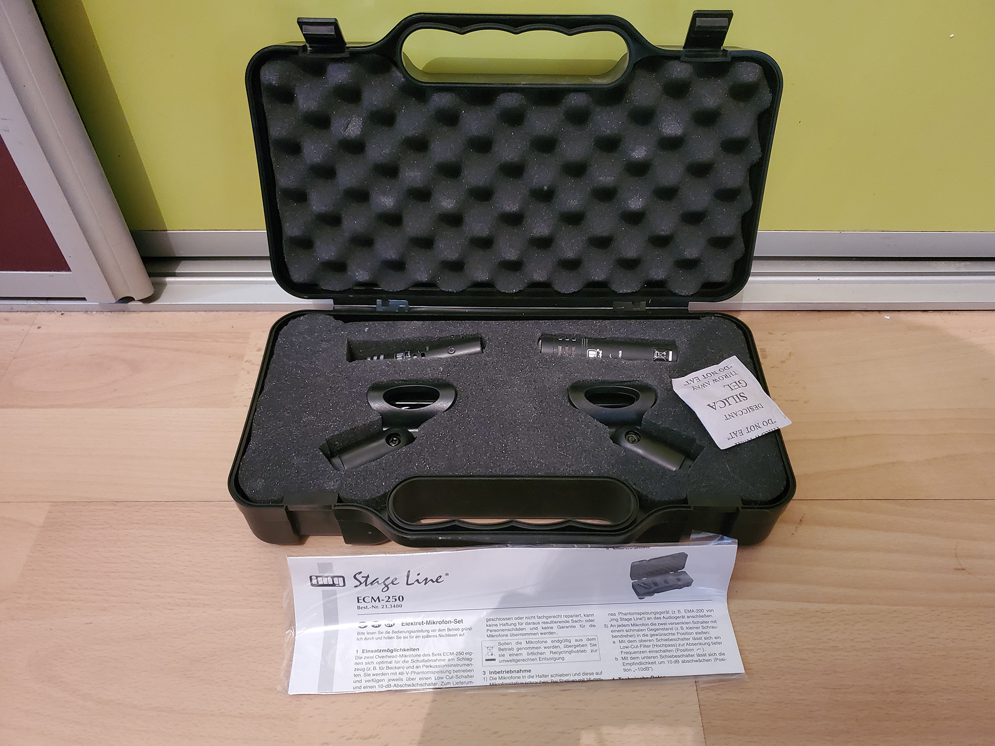 Set de 2 micros monacor ECM-250