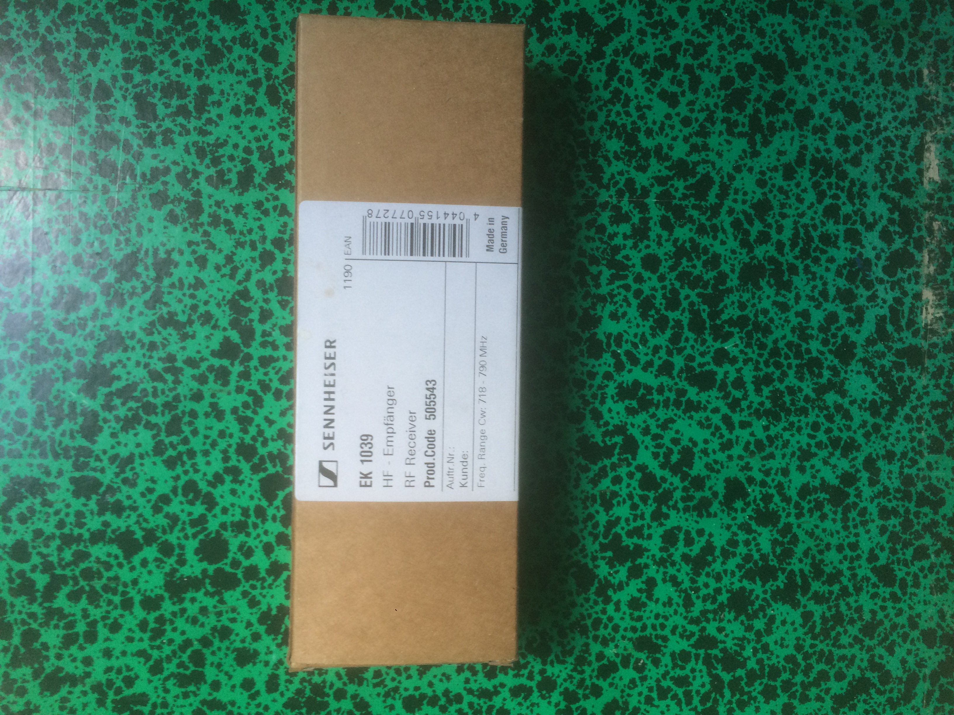 Vends SENNHEISER EK 1039-CW comme neuf dans sa boite + batterie. 