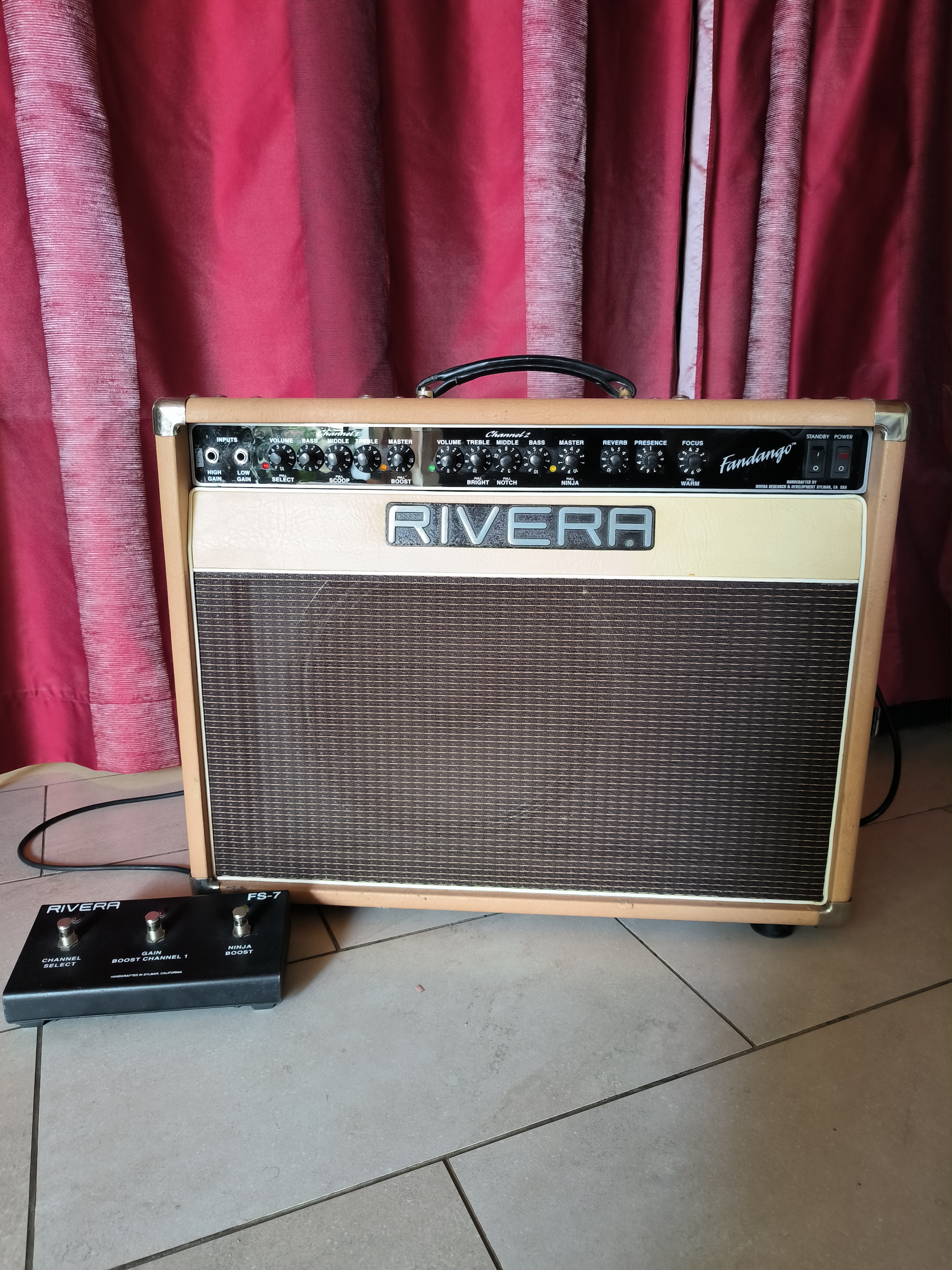 Vends Ampli RIVERA FANDANGO 1x12 55 w