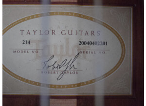 Taylor 214 (83259)
