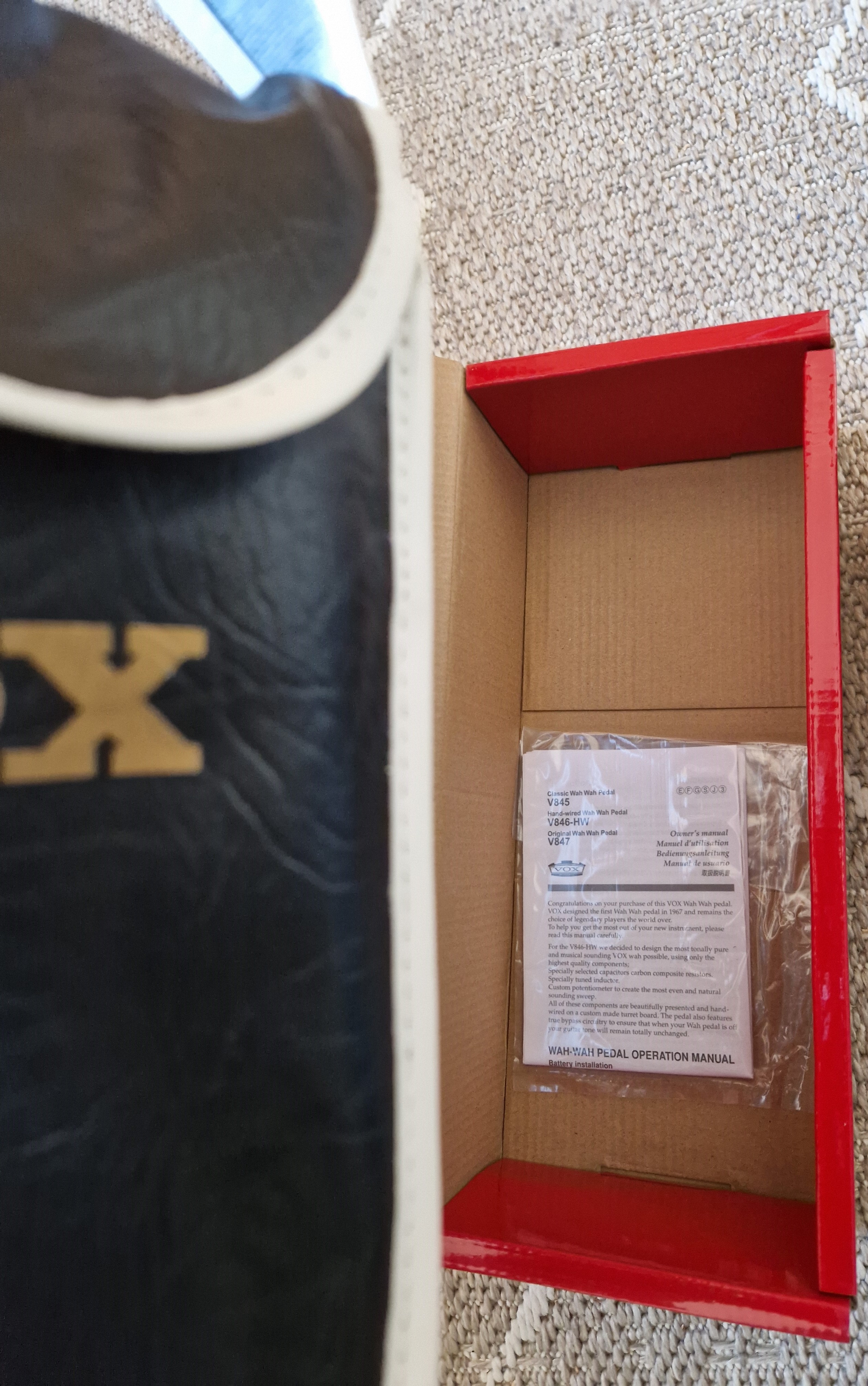 Vox wah - manual