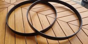 2 cercles grosse caisse Millenium 22" noir