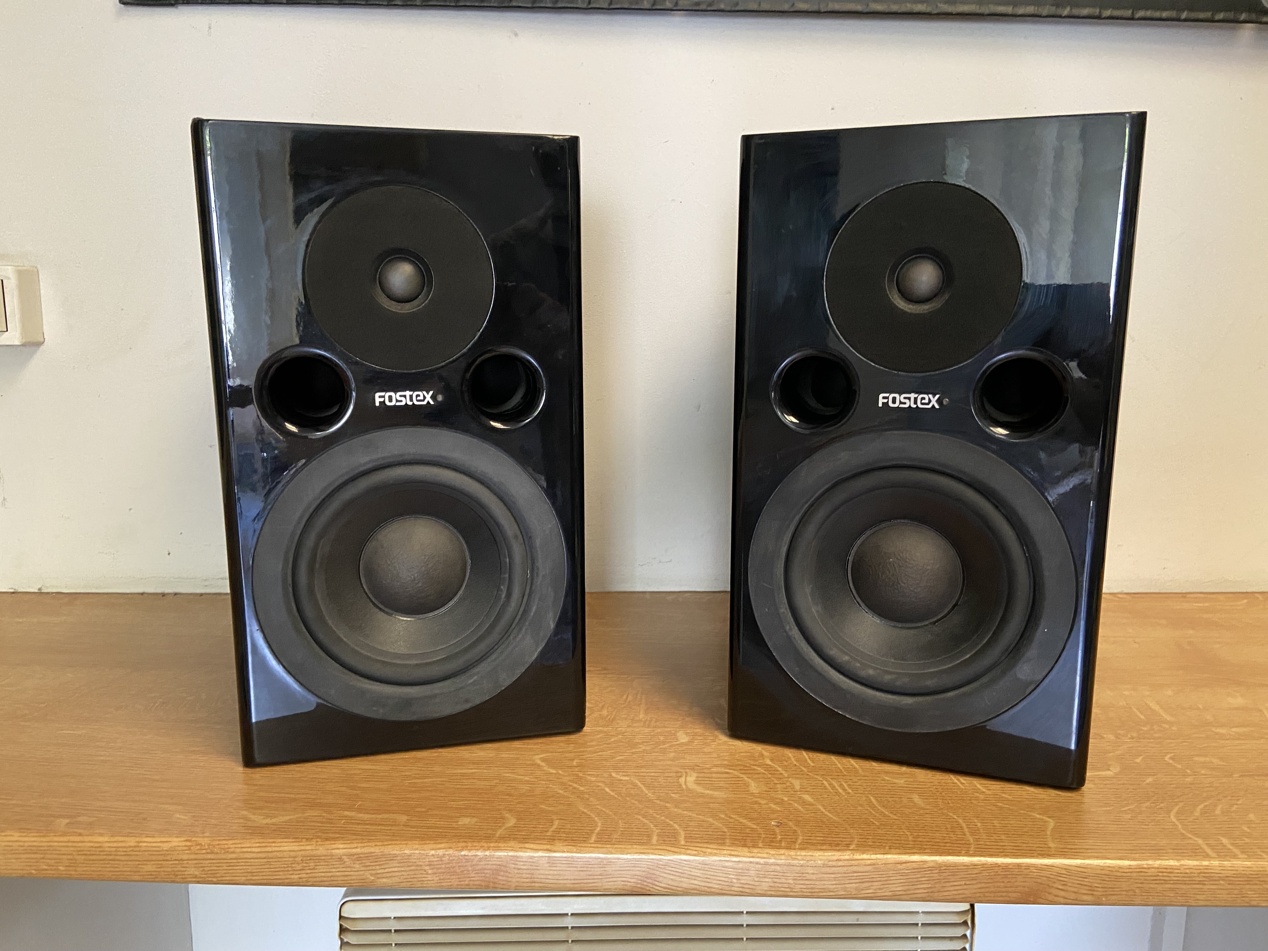 Vends paire d’enceinte de monitoring actives FOSTEX PM1 Mk2