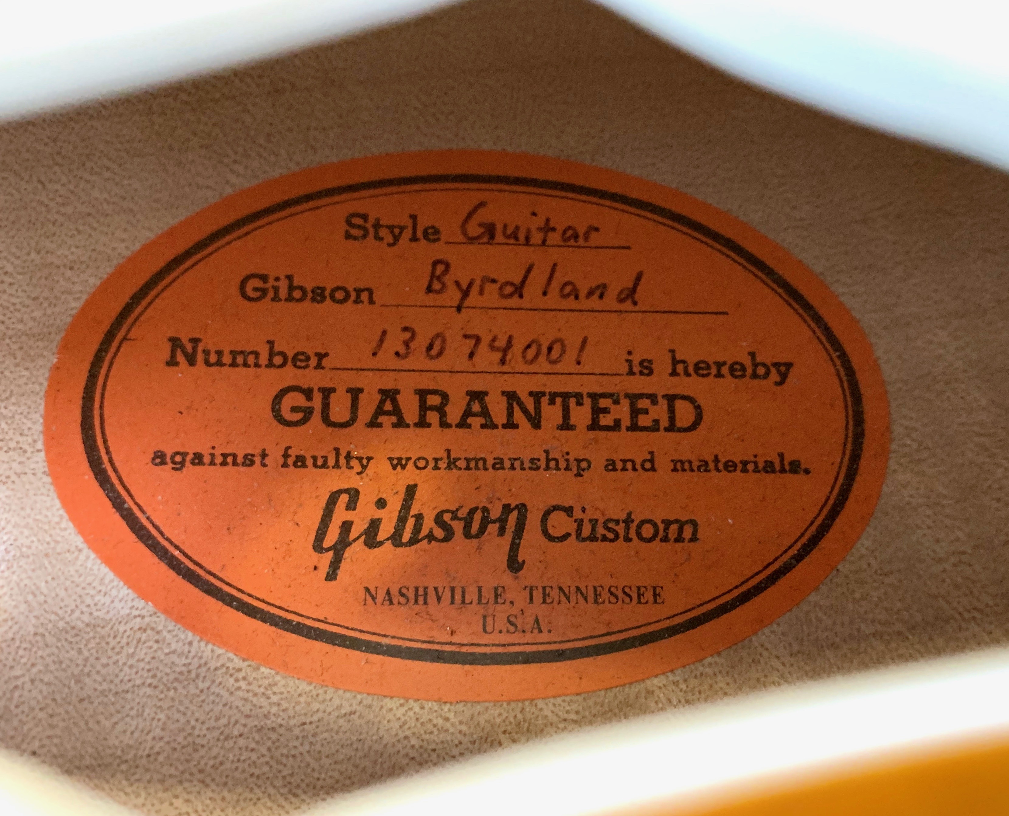 Gibson Byrdland (42808)