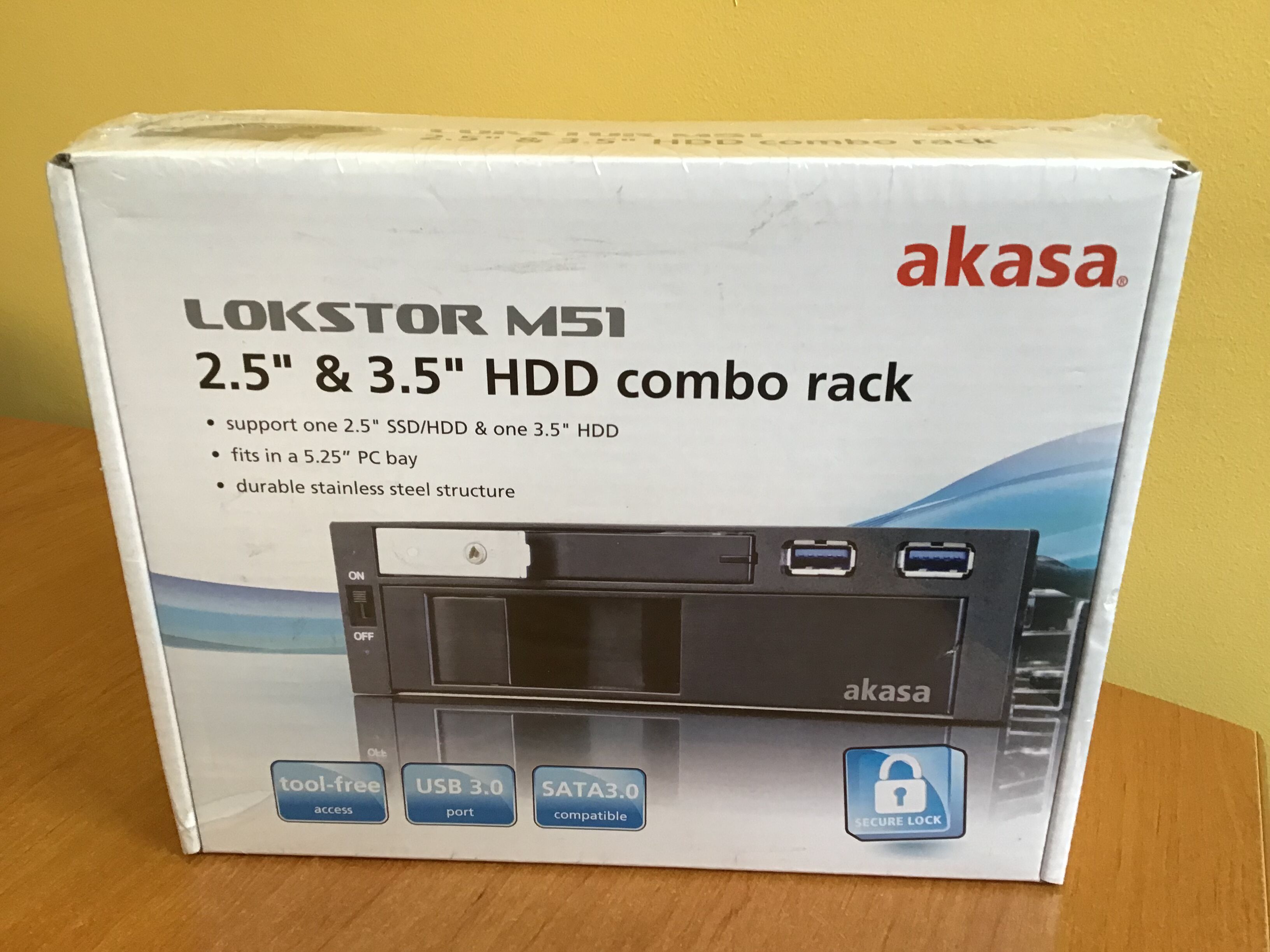 Vends rack SSD/HDD 5,25" pour PC