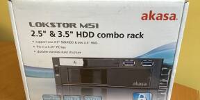 Vends rack SSD/HDD 5,25" pour PC