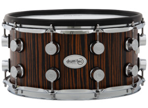 DRUM-TEC Pro 3 (14%22 x 7%22) 20th Anniversary Vertical Brown Zebrano