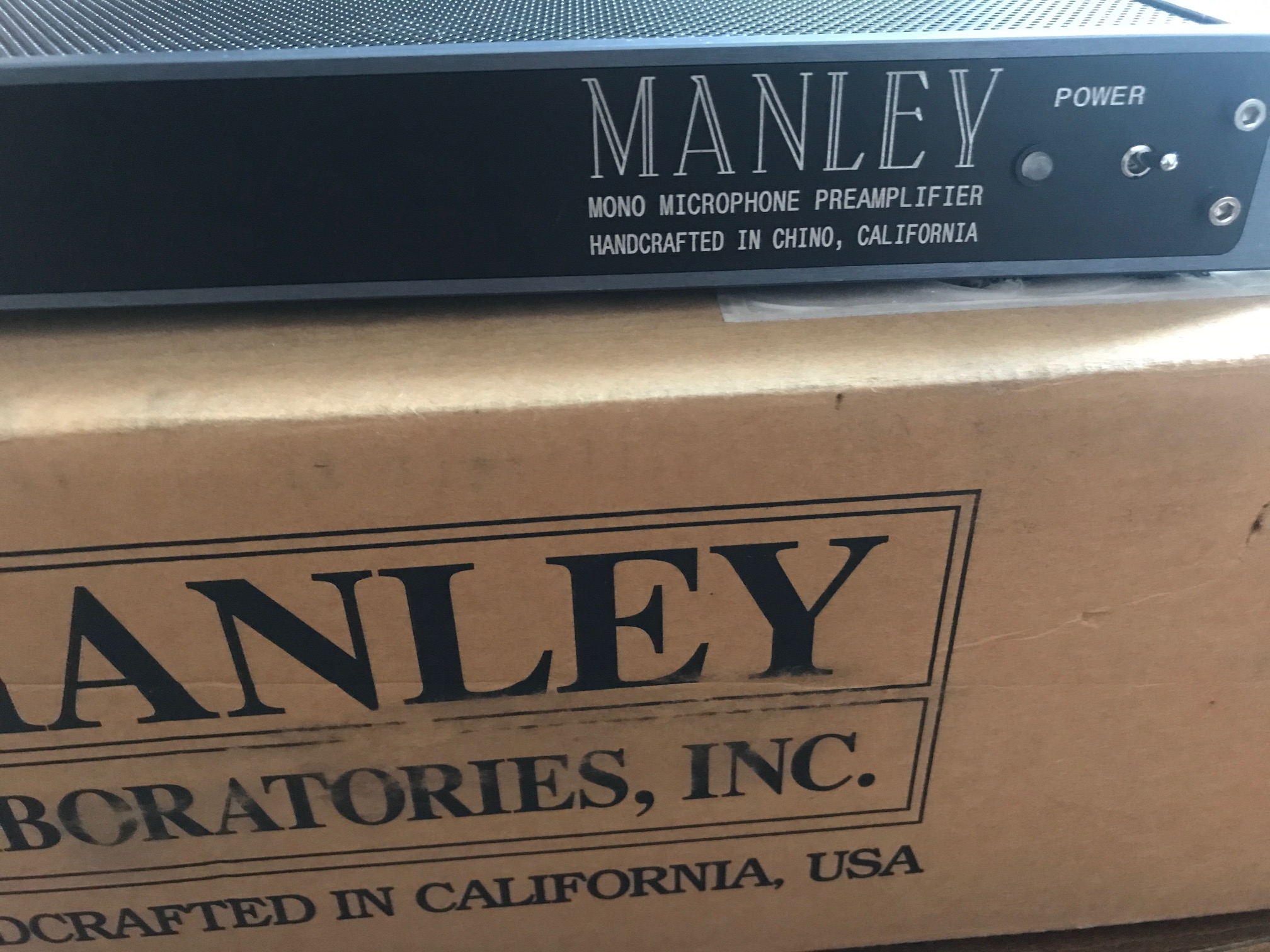 Vends Préamplificateur Manley Labs  studio