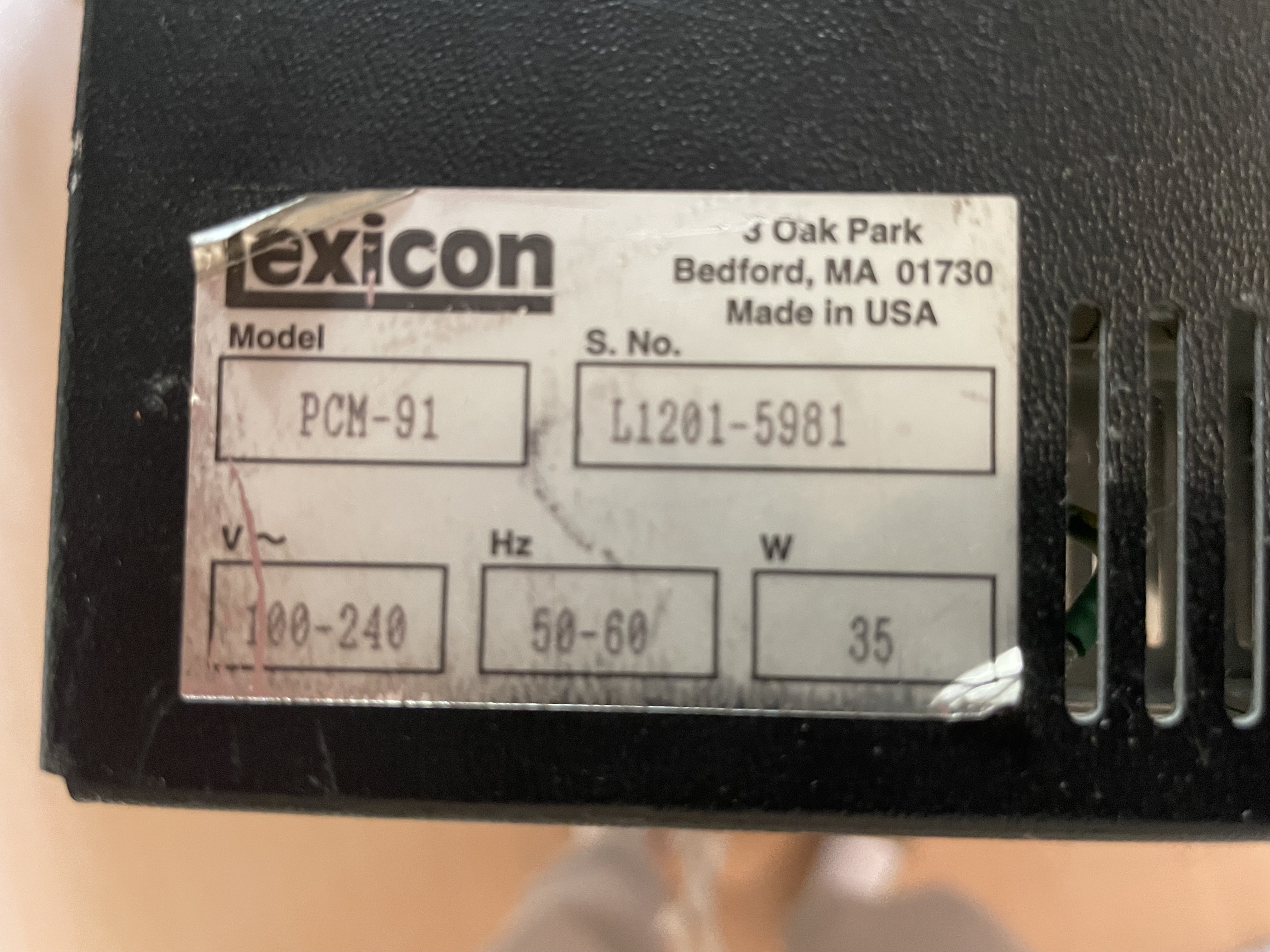 Lexicon PCM 91 (74518)