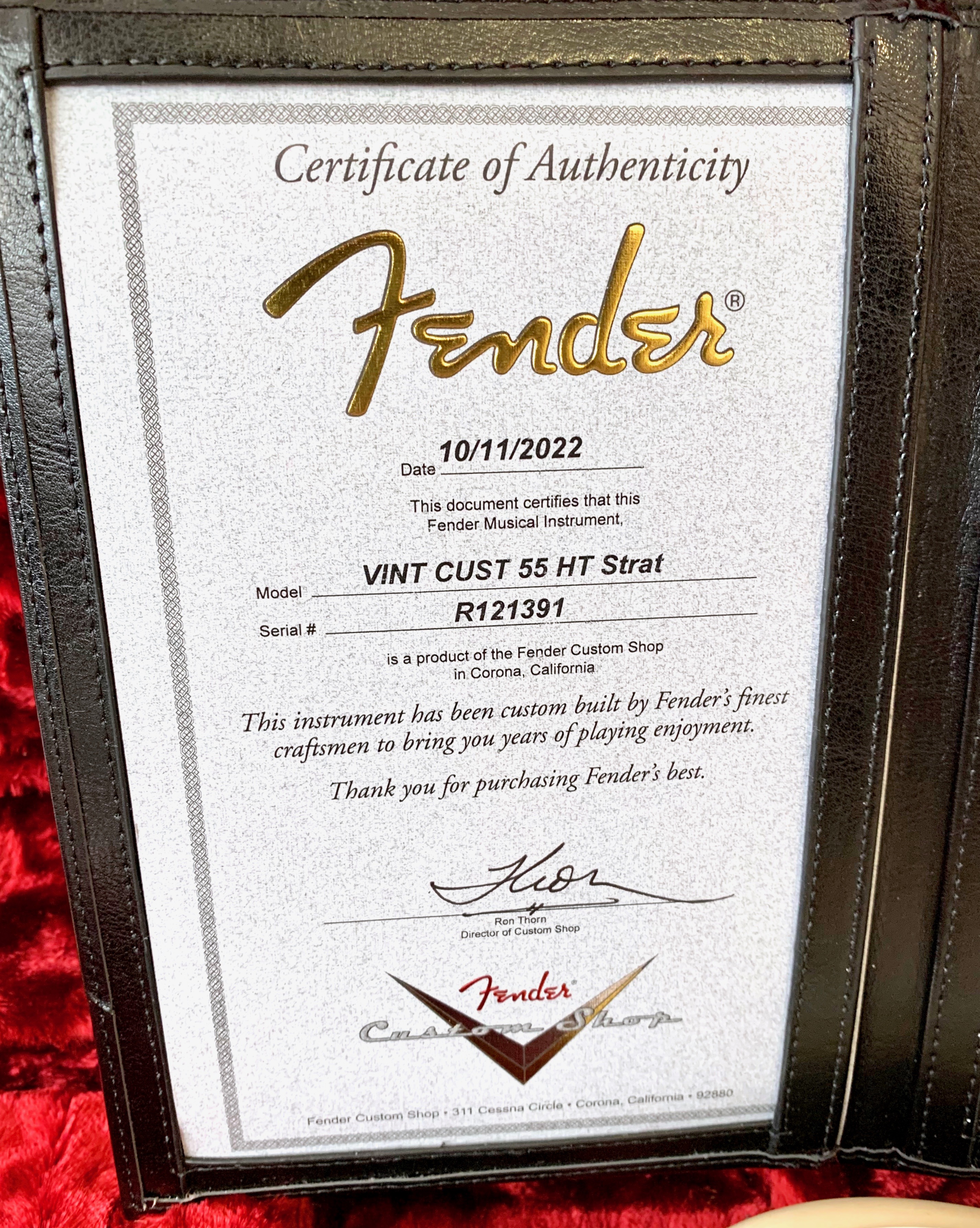 Fender Custom Shop 2015 '55 Relic Stratocaster (50357)