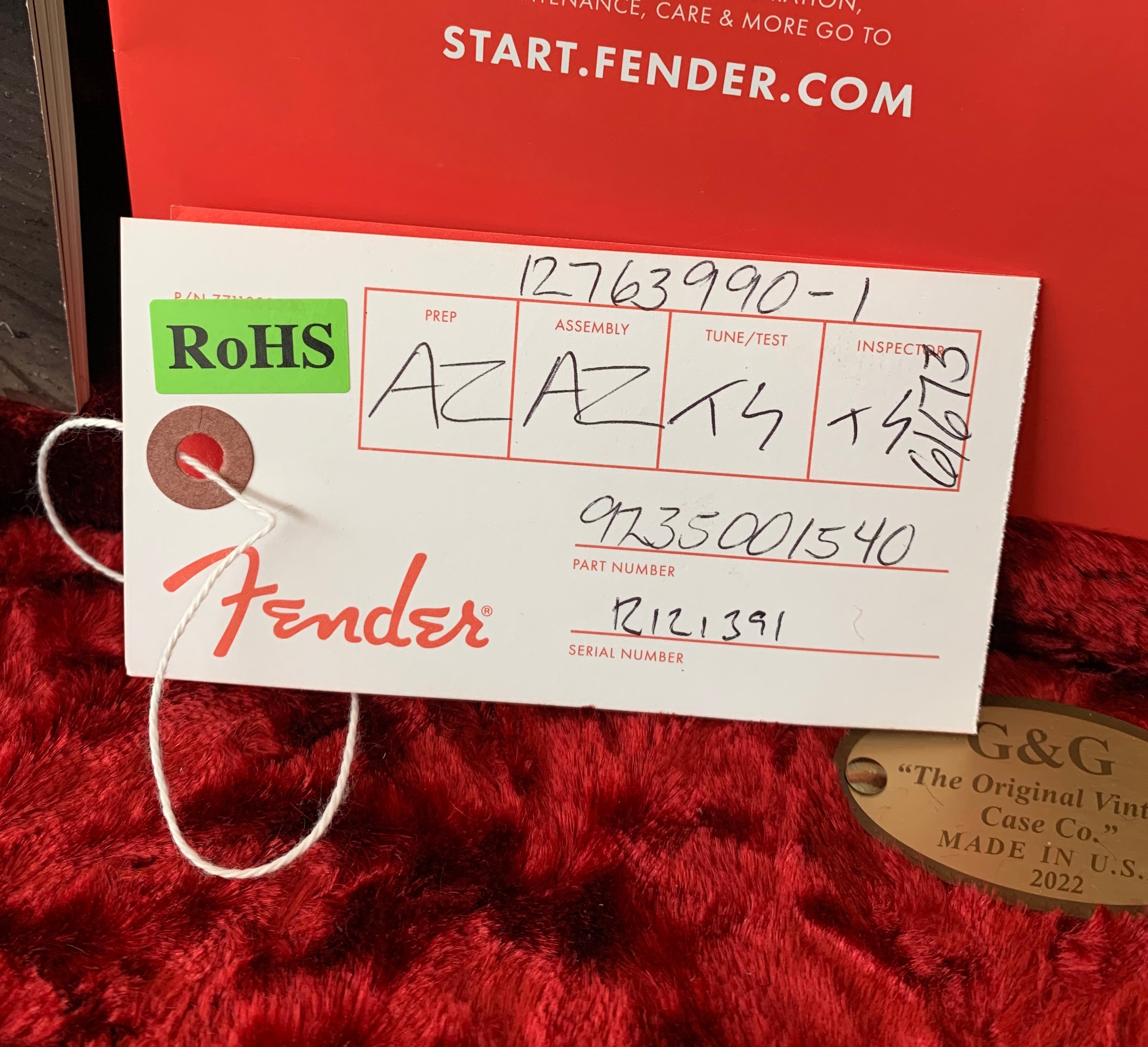 Fender Custom Shop 2015 '55 Relic Stratocaster (52847)