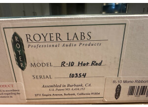 Royer Labs R-10 Hot Rod (16884)