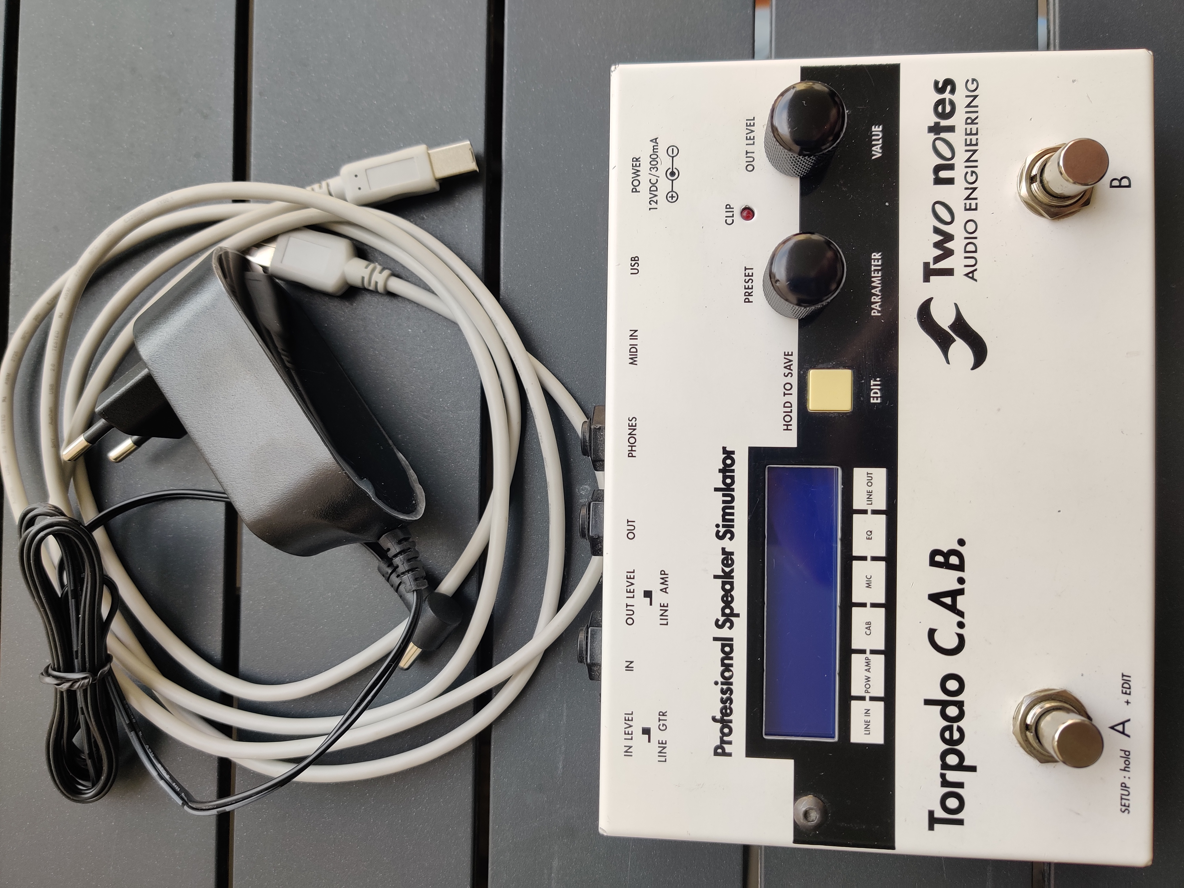 Vend simulateur d'enceinte two-notes torpedo cab