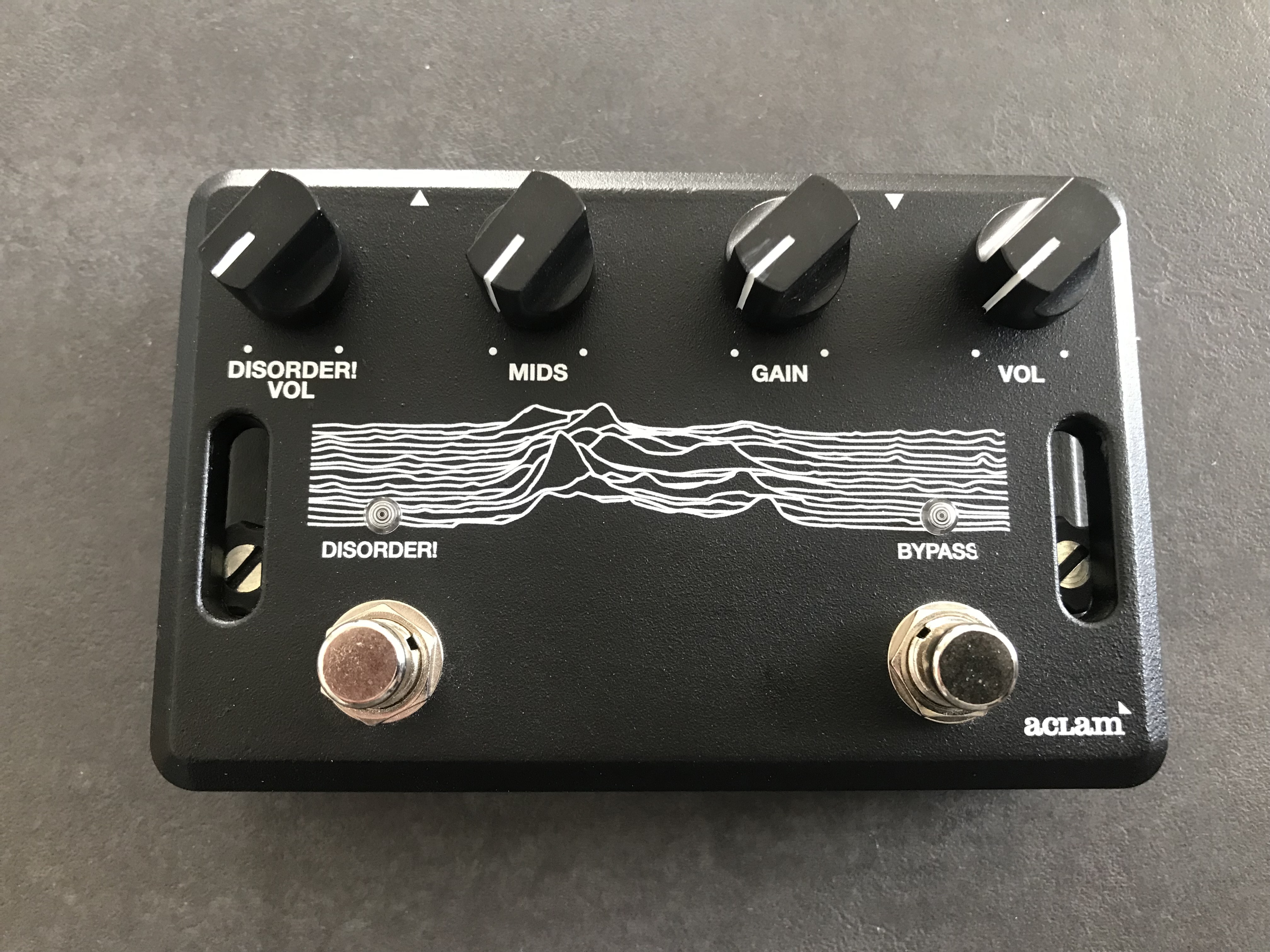 Aclam Dr. Robert Unknown Pleasures Limited Edition Overdrive Effect Pedal