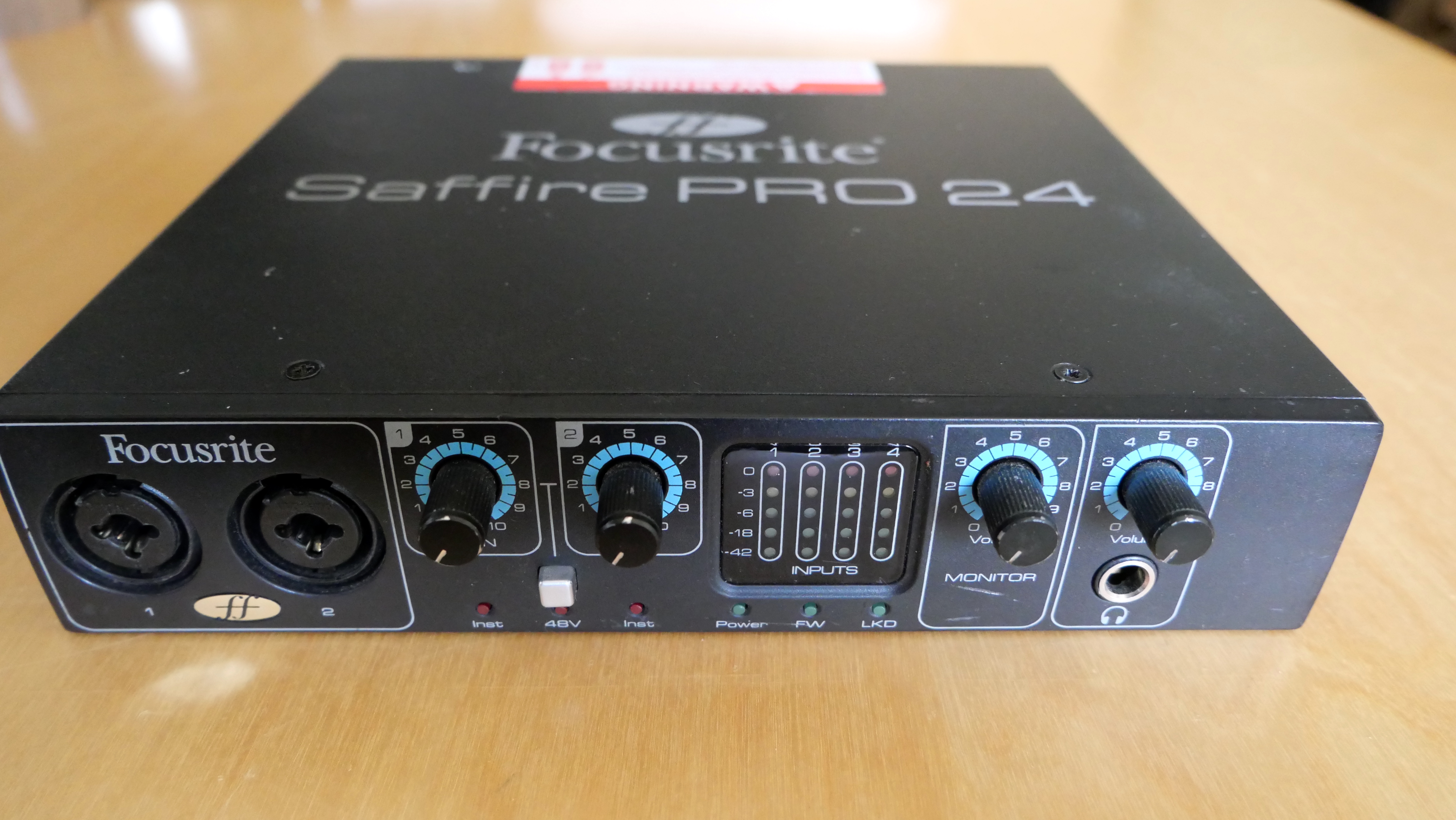 Interface audio/midi Focurite Saffire Pro 24 firewire
