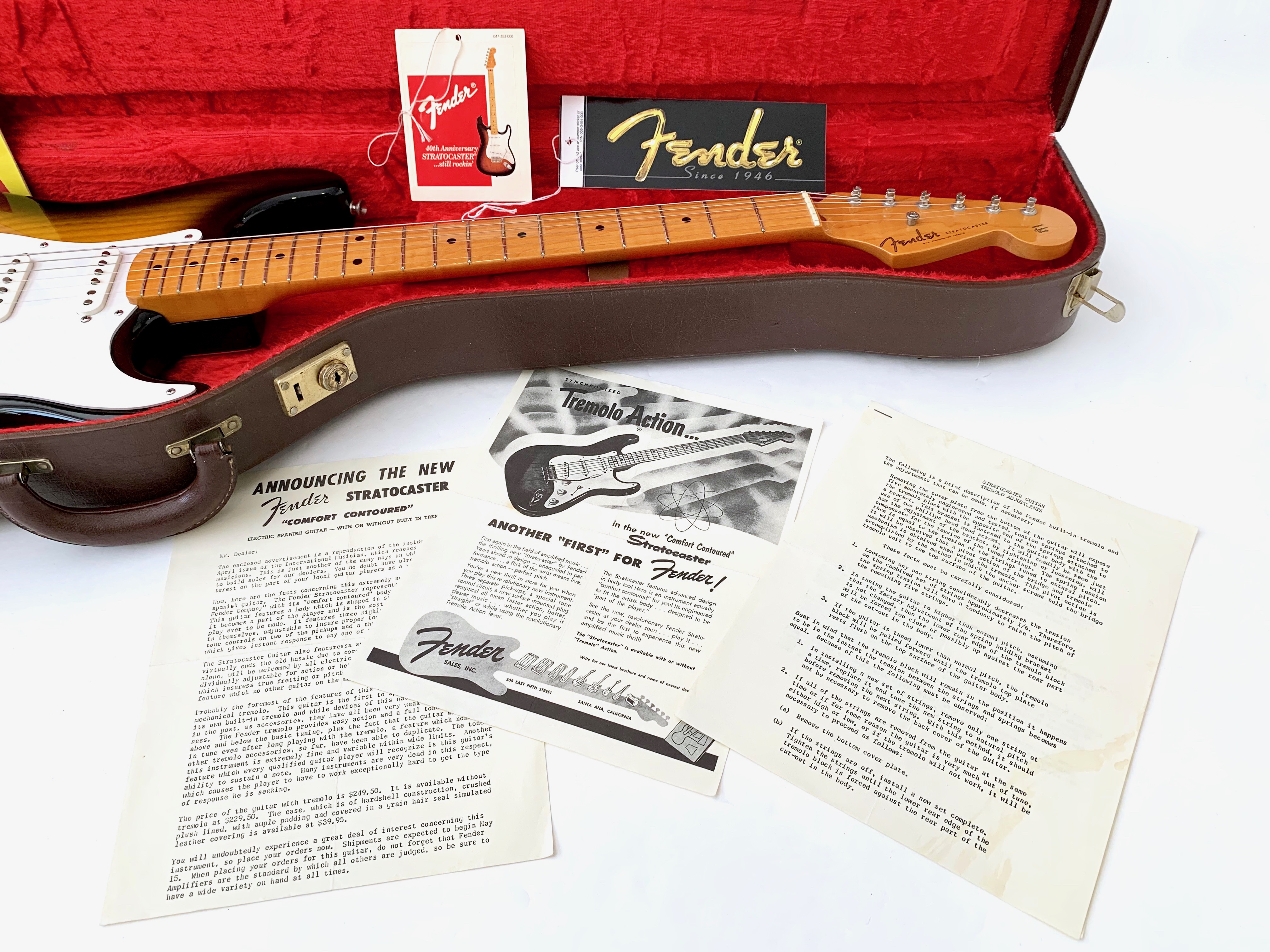 Fender 40th Anniversary 1954 Stratocaster (1994) (25890)