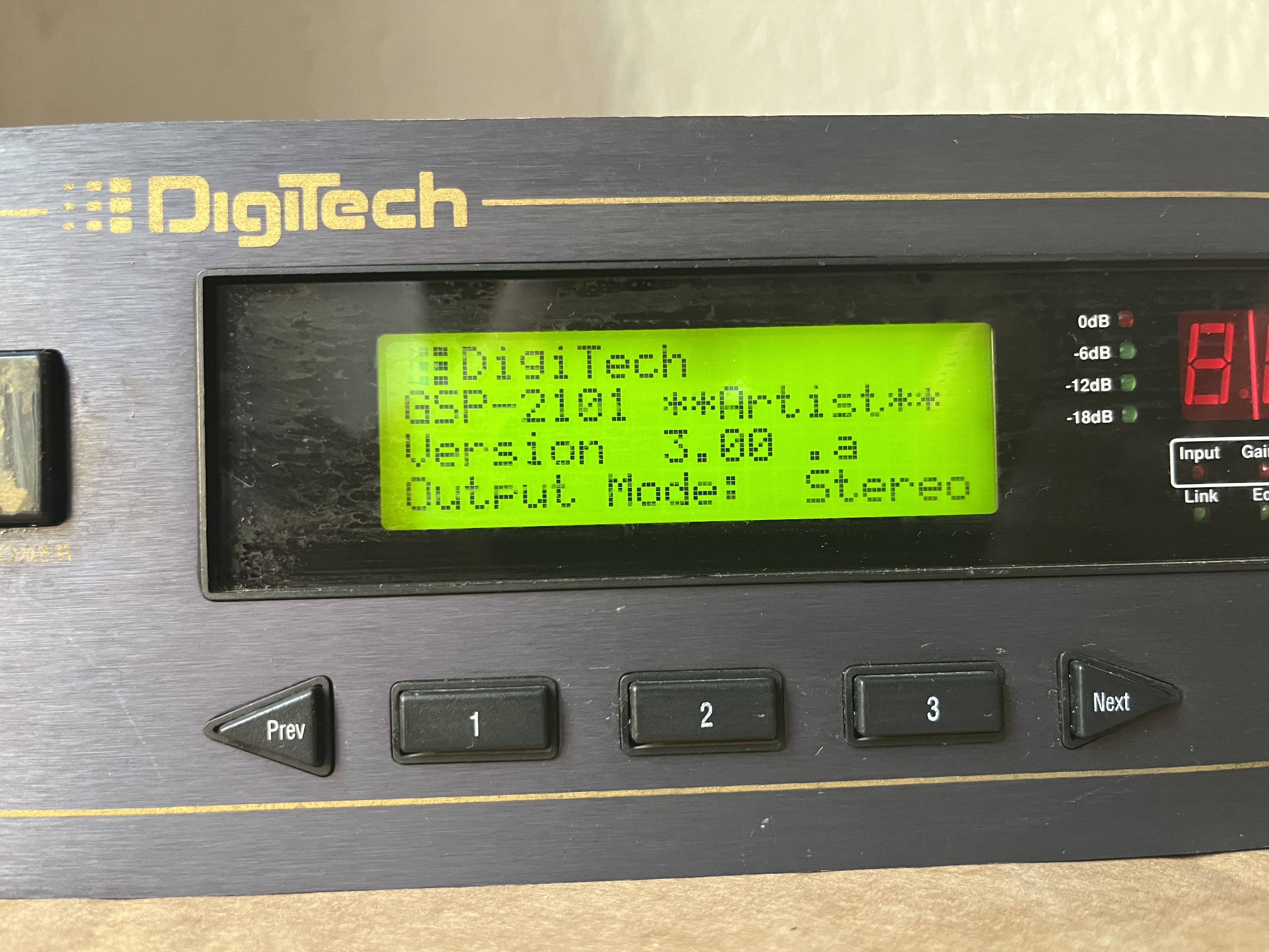 DigiTech GSP2101 Artist