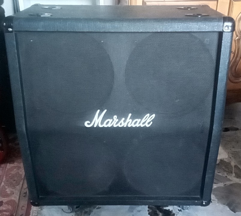 Vintage Marshall VS412 4x12 Baffle Cabinet Made In UK