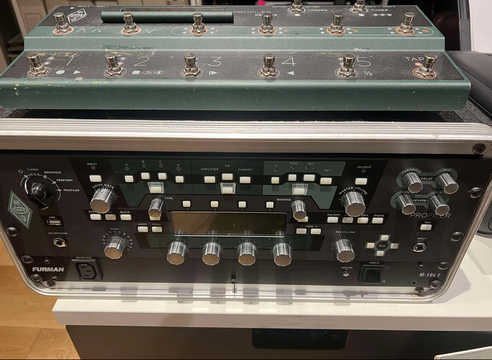 Kemper Profiler Power Rack + Remote + Flightcase + Alim Furmann