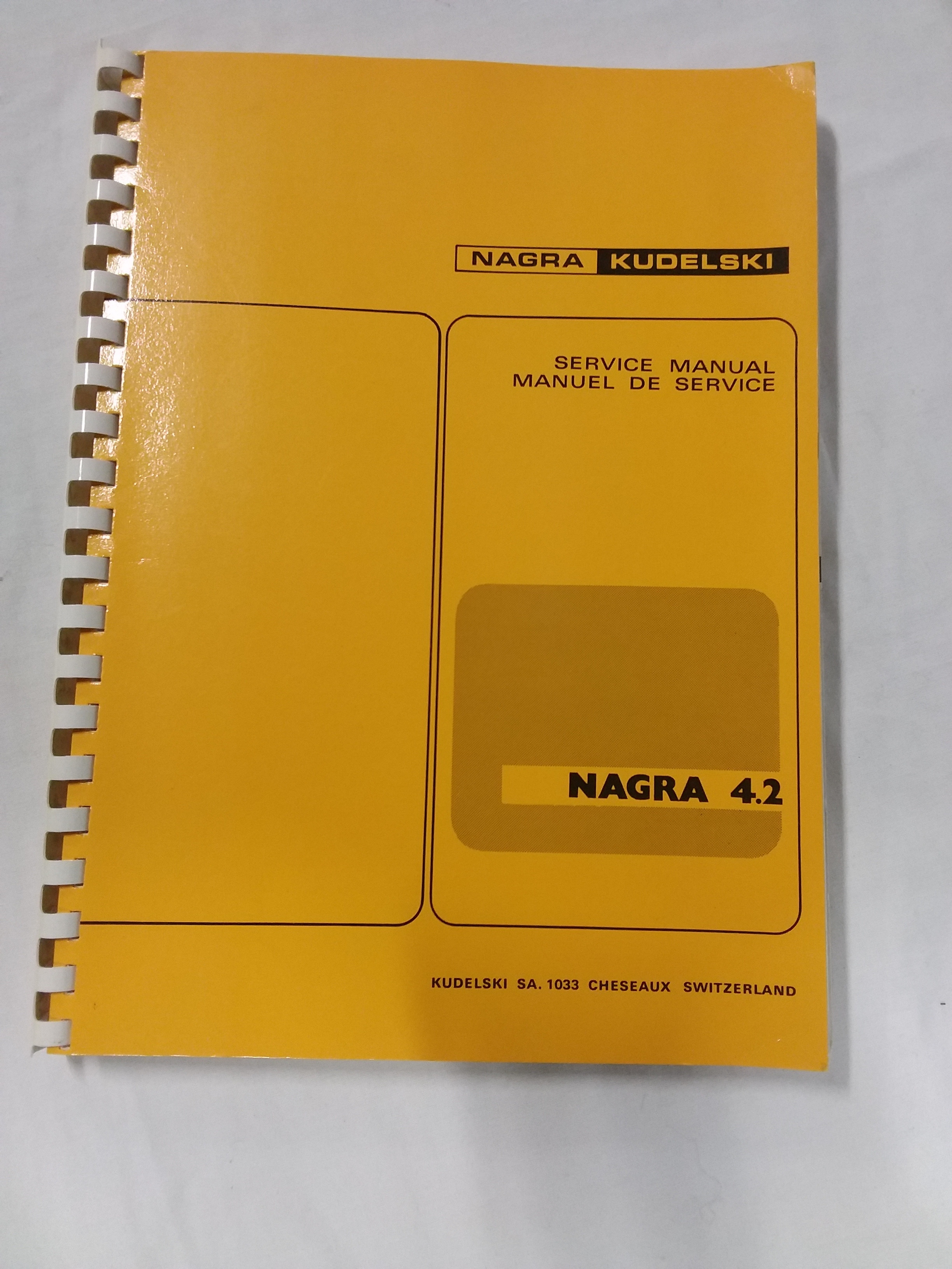 Service Manuel du NAGRA 4.2