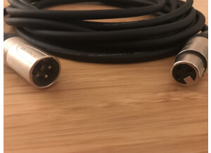 7.4. Câble XLR femelle 3b - XLR mâle 3b 6m Plugger Elite