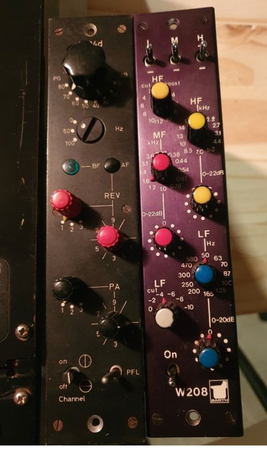 Preamp (80db) + equaliseur bart audio v104d w208