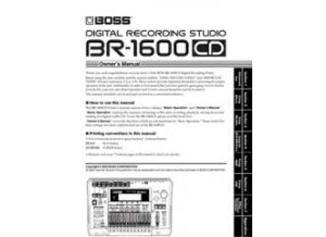 Boss BR-1600CD Digital Recording Studio (43663)