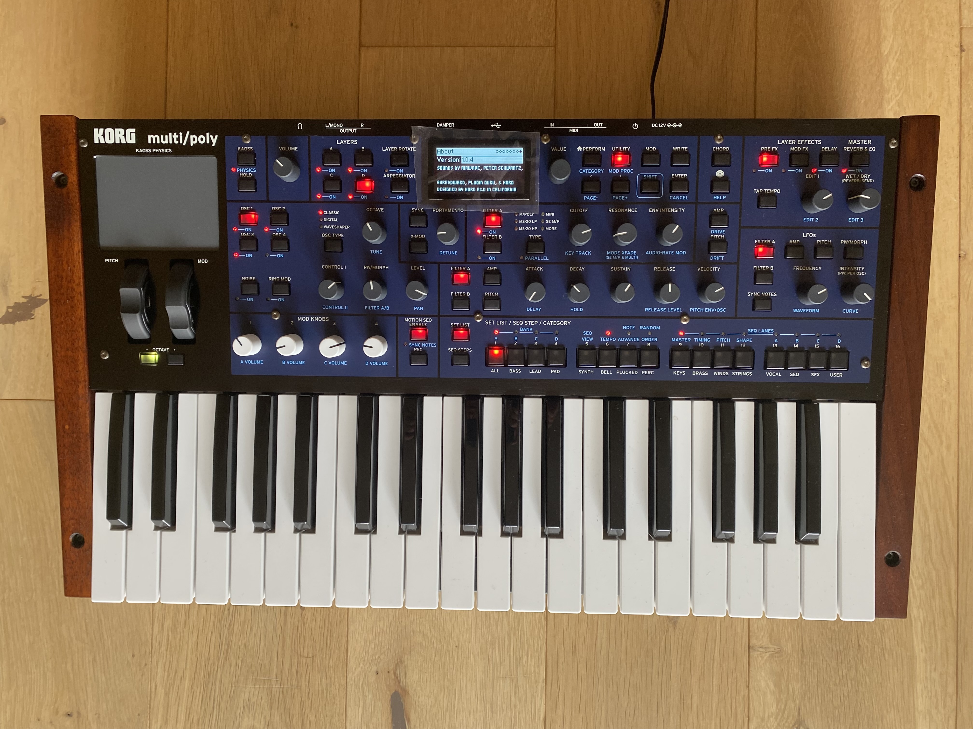Vends Korg Multi/Poly comme neuf