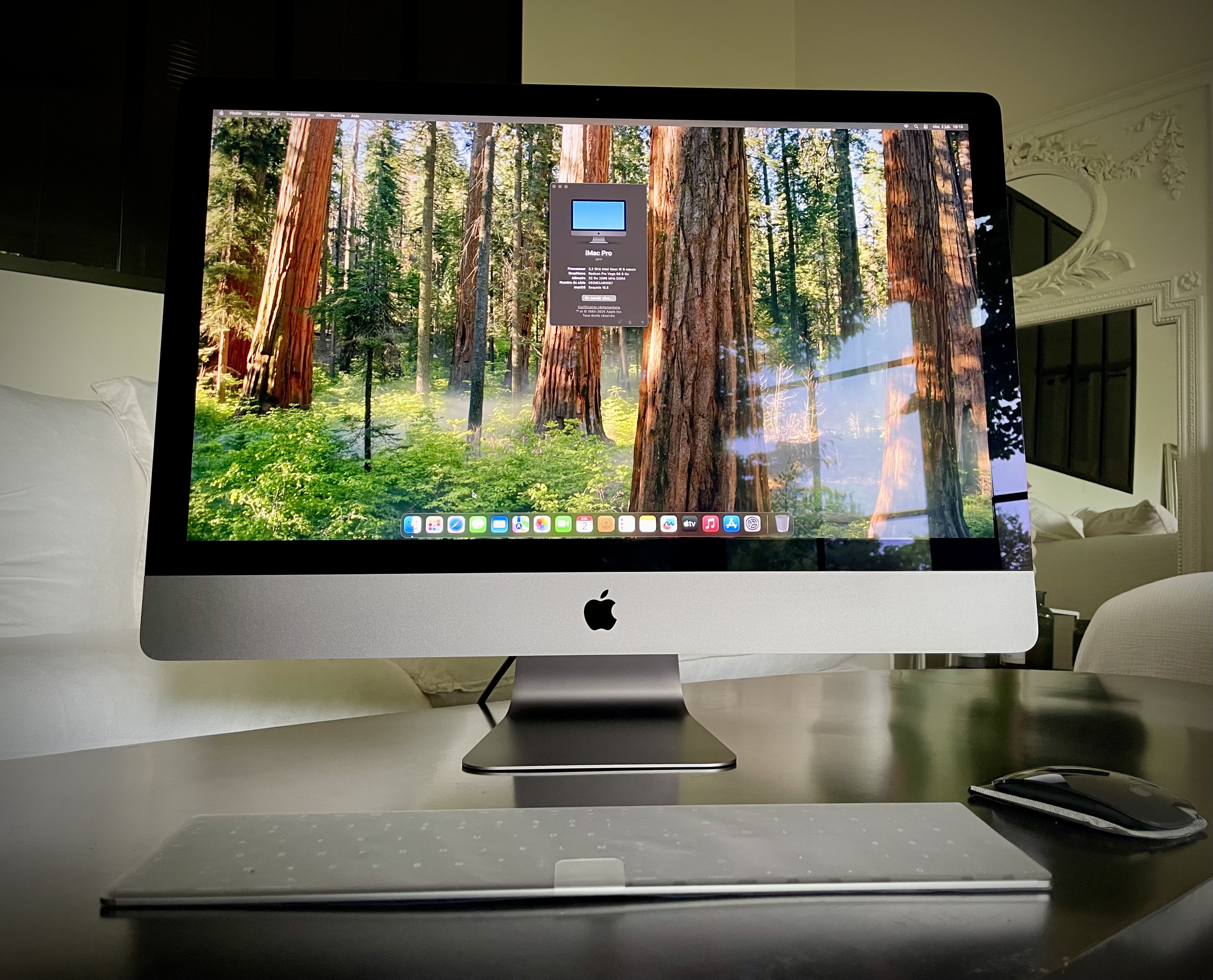 iMac Pro 2017 – 8 cœurs – 32 Go RAM – 1 To SSD – État impeccable – Clavier & souris neufs