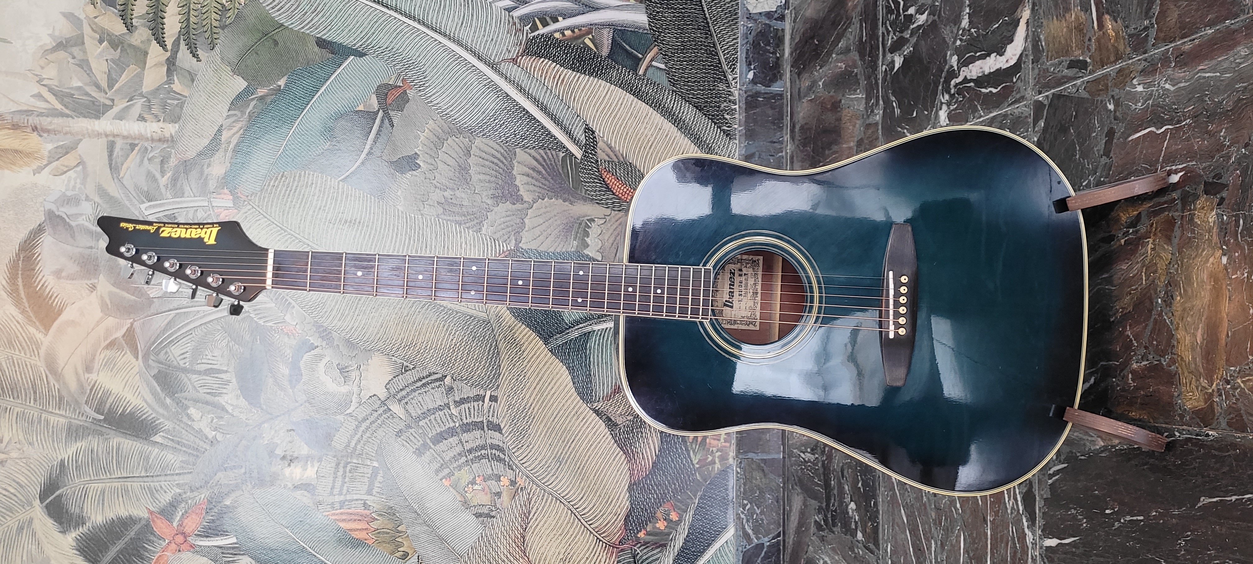 Guitare folk Ibanez Japan 90's Acajou