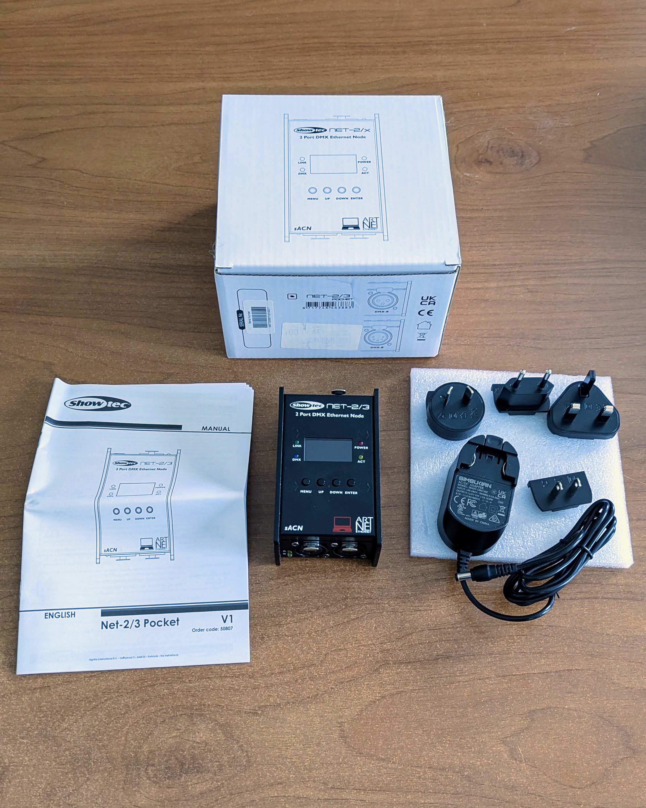 Convertisseur DMX - Showtec NET-2/3 Pocket