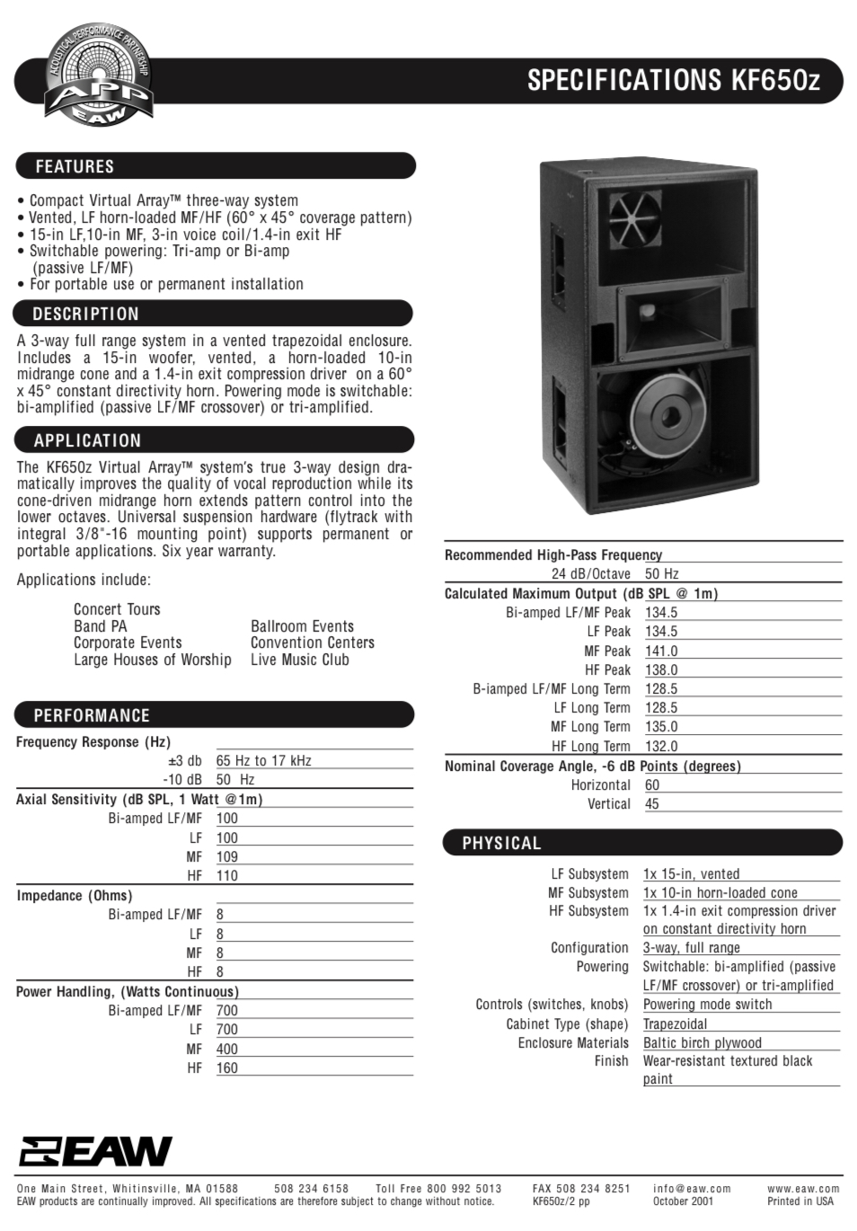 EAW KF650z (25852)