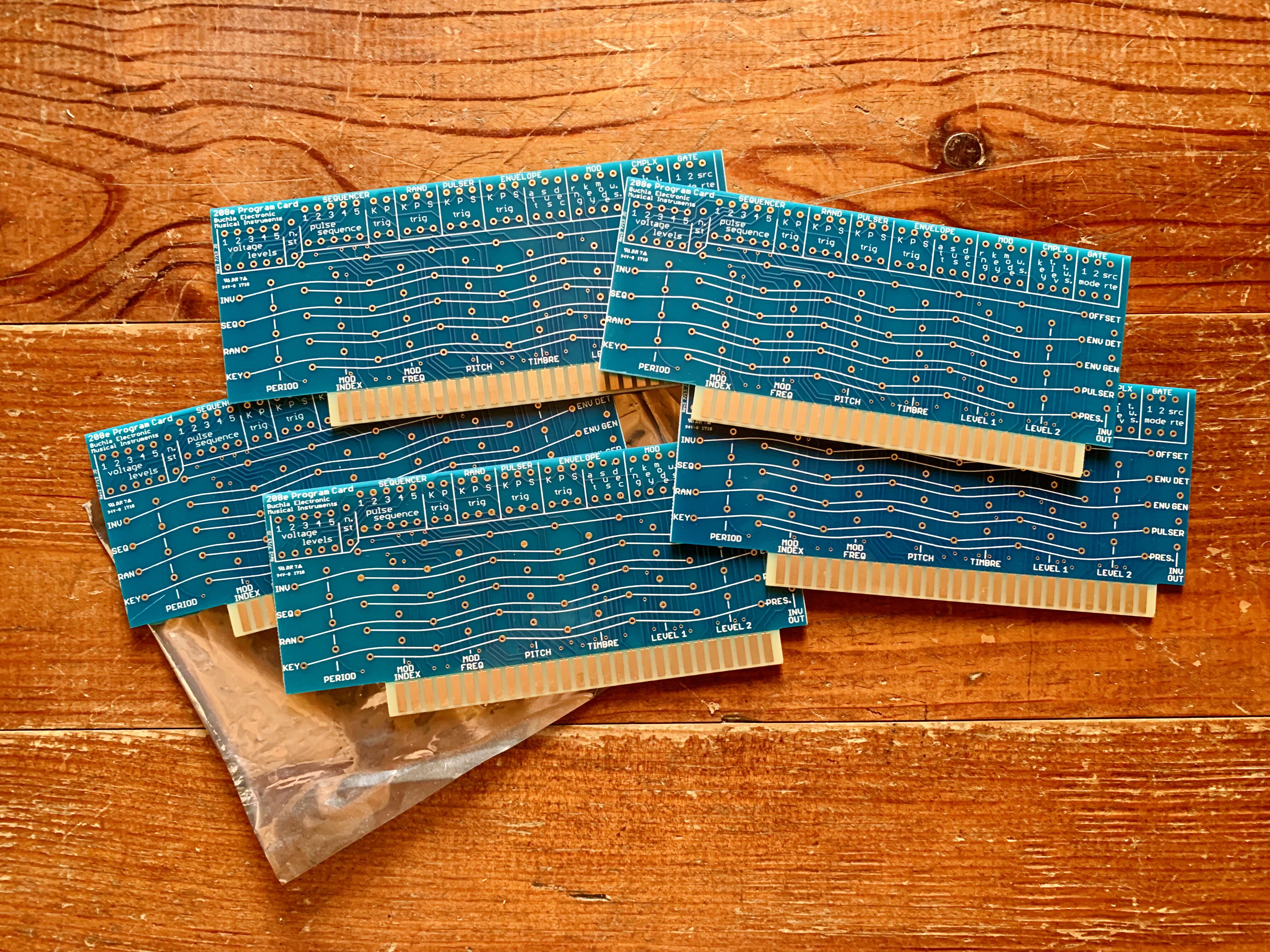 Vends cartes de programmation Buchla / BEMI 