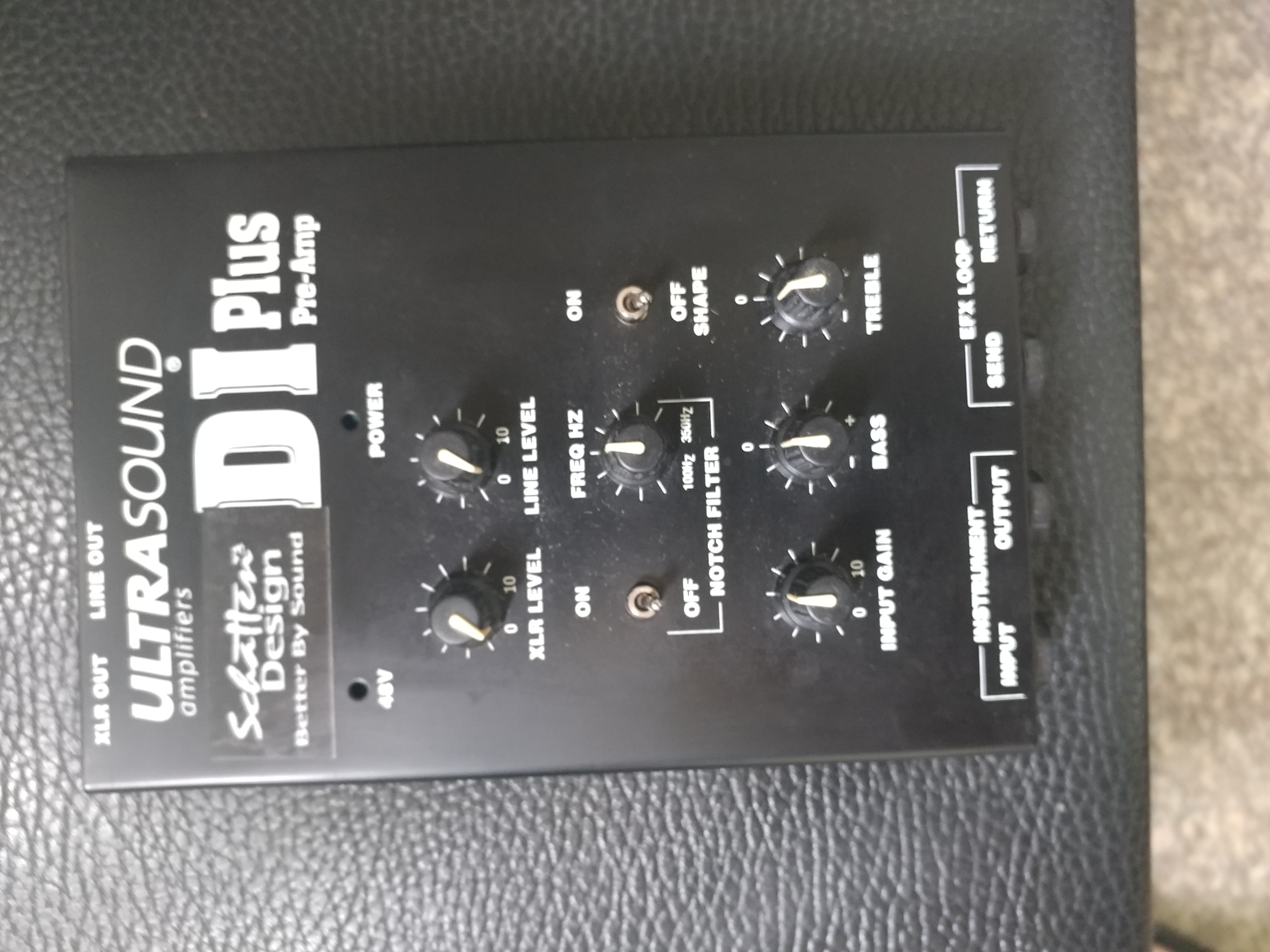 Vends Preampli/DI pour Instruments Acoustiques Ultrasound DI+Preamp