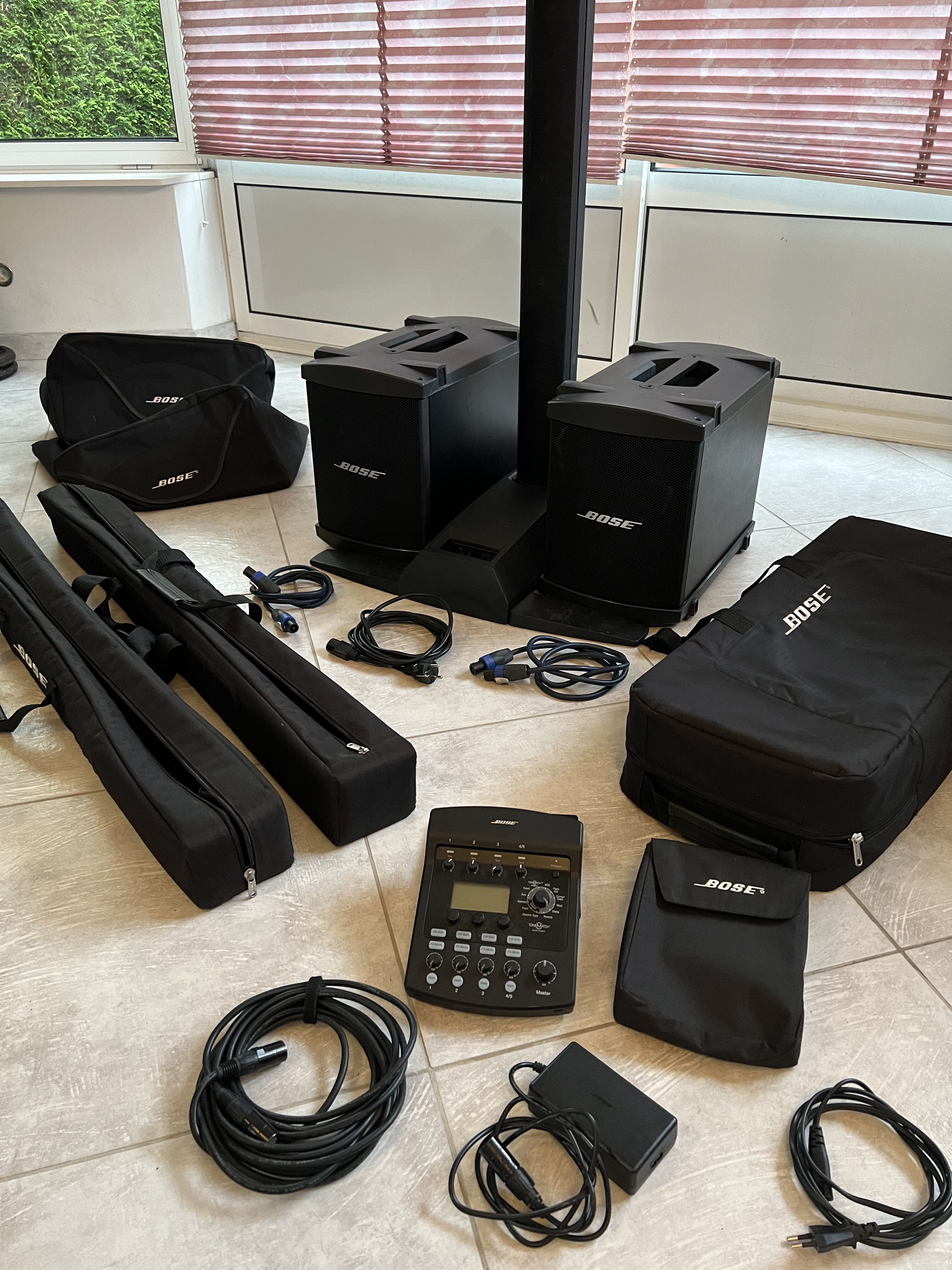 Vends Bose L1 Model II + 2 Canons basse B1 + Tone match