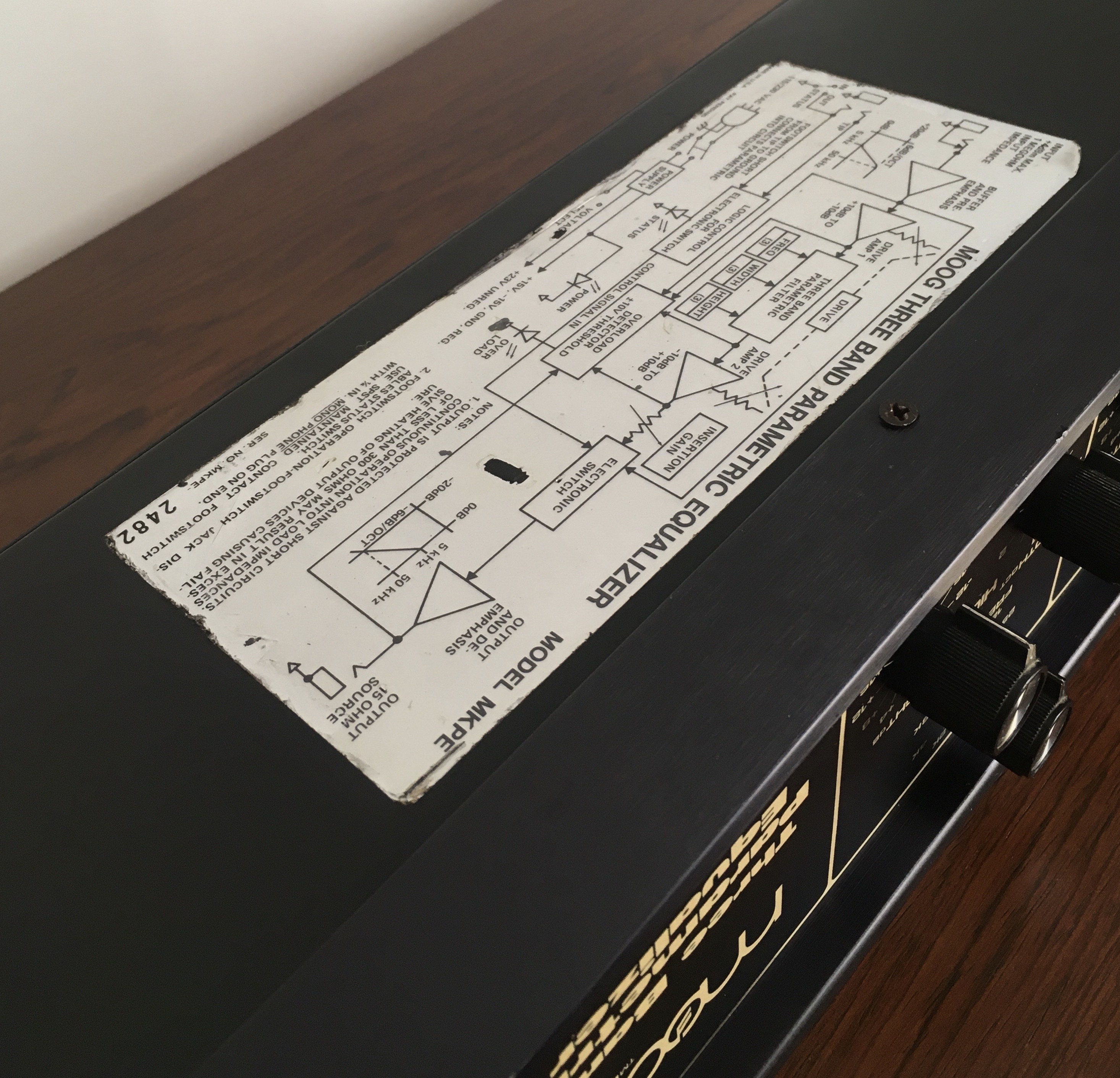 Moog Music 3 Band Parametric Equalizer  (71104)