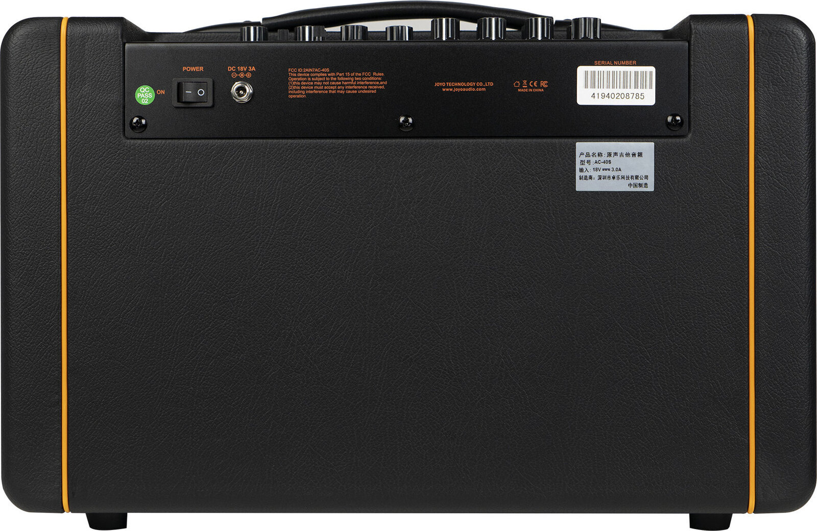 Joyo AC-40S : AC-40s REAR