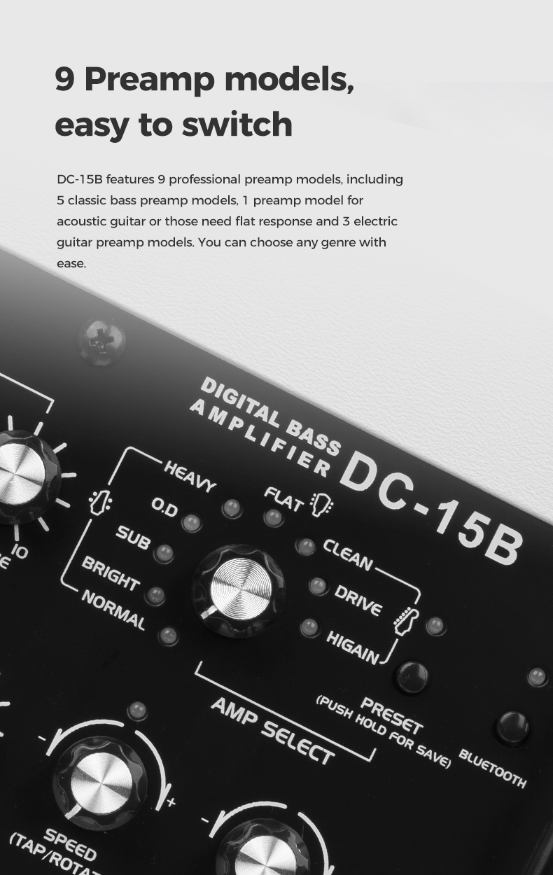 Joyo DC-15B : DC-15B preamps