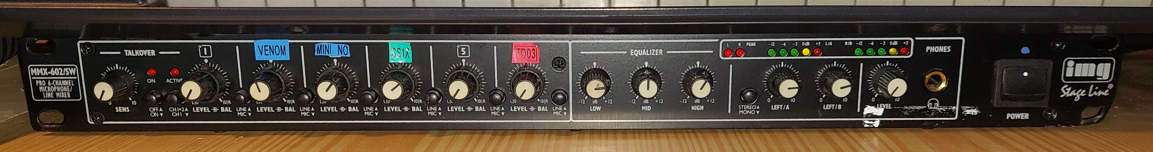 Vends Mixeur StageLine MMX-602/SW